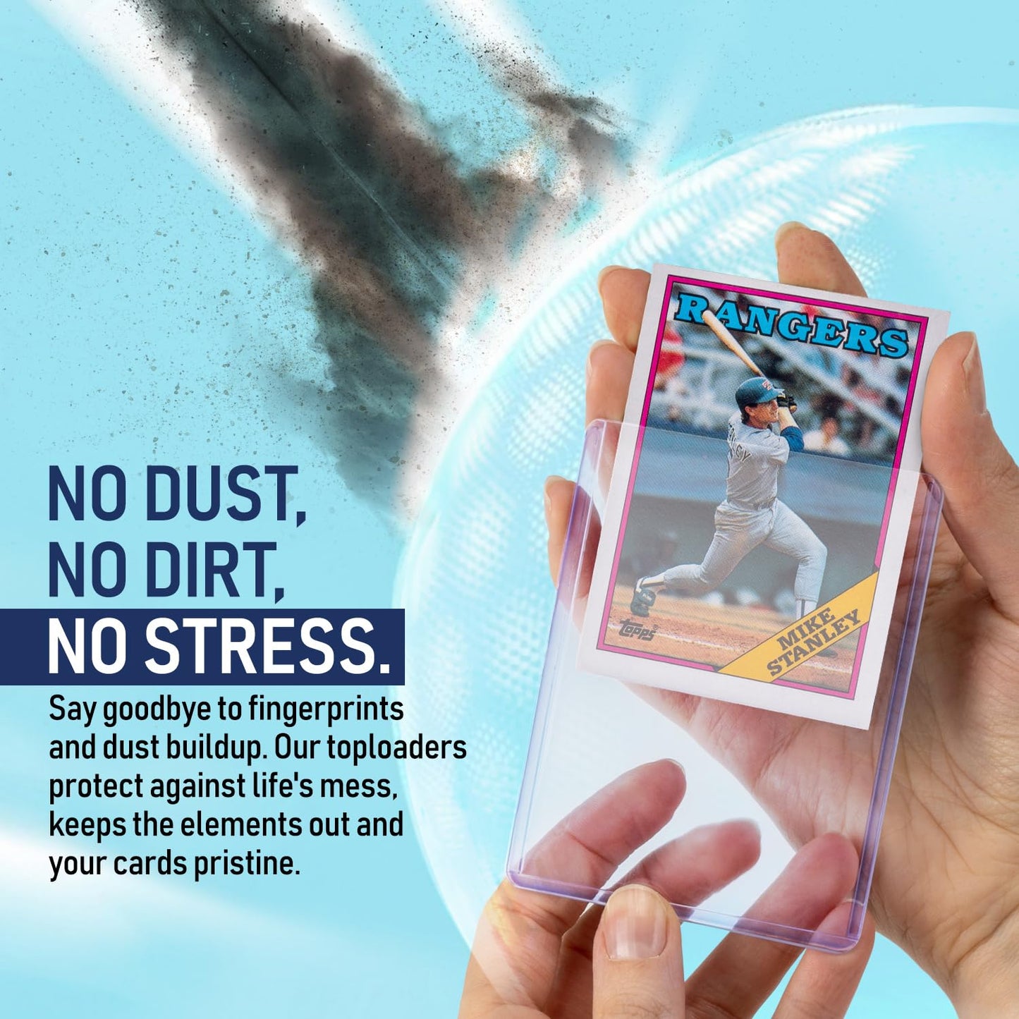 Premium Seamless 20PT - 360PT Top Loaders for Cards | Top Loader Card Holder, Baseball Card Sleeves Hard Plastic, Hard Trading Cards Sleeves, TCG Sports Sleeve Hards, Toploader Clear Plastic Holder.