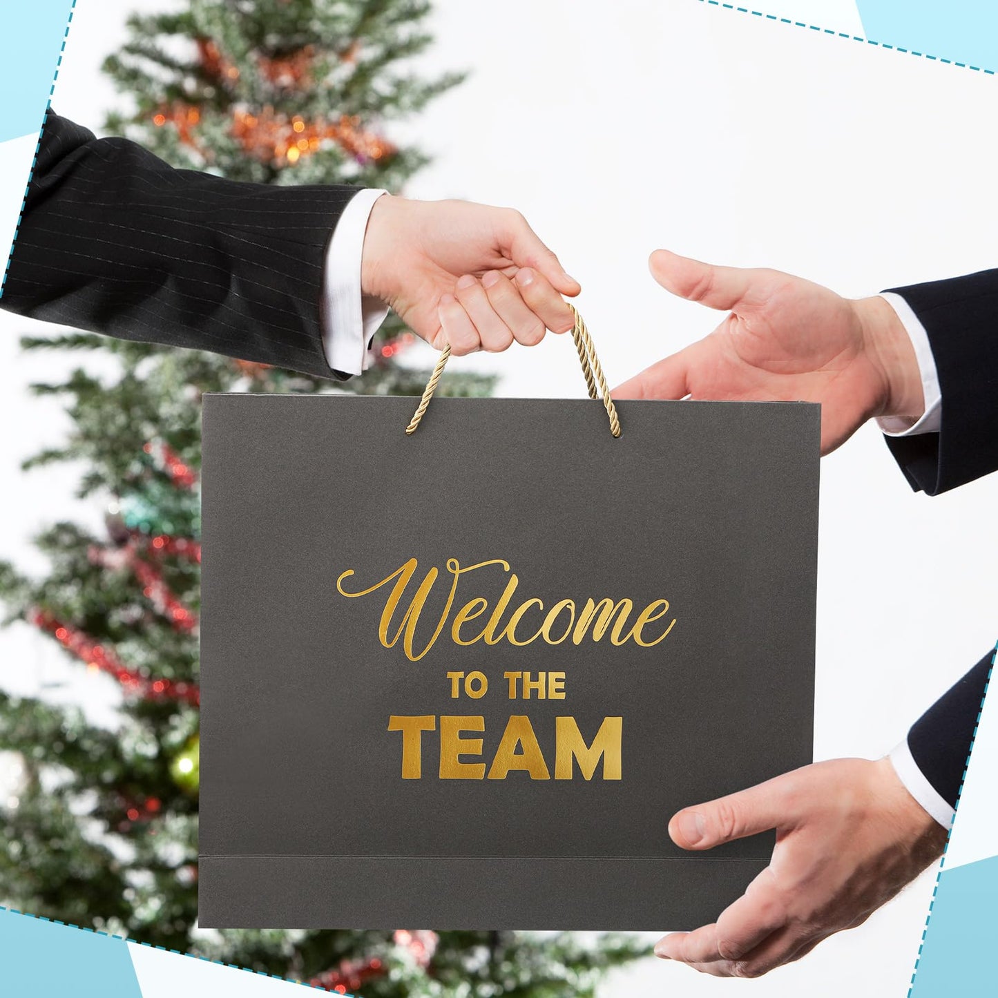 Thenshop Set of 5 New Employee Welcome to The Team Gift Sets Notebook Pen and Tumbler Welcome to The Team Box Employee Appreciation Gift Sets for New Worker Men Women Office(Grey)