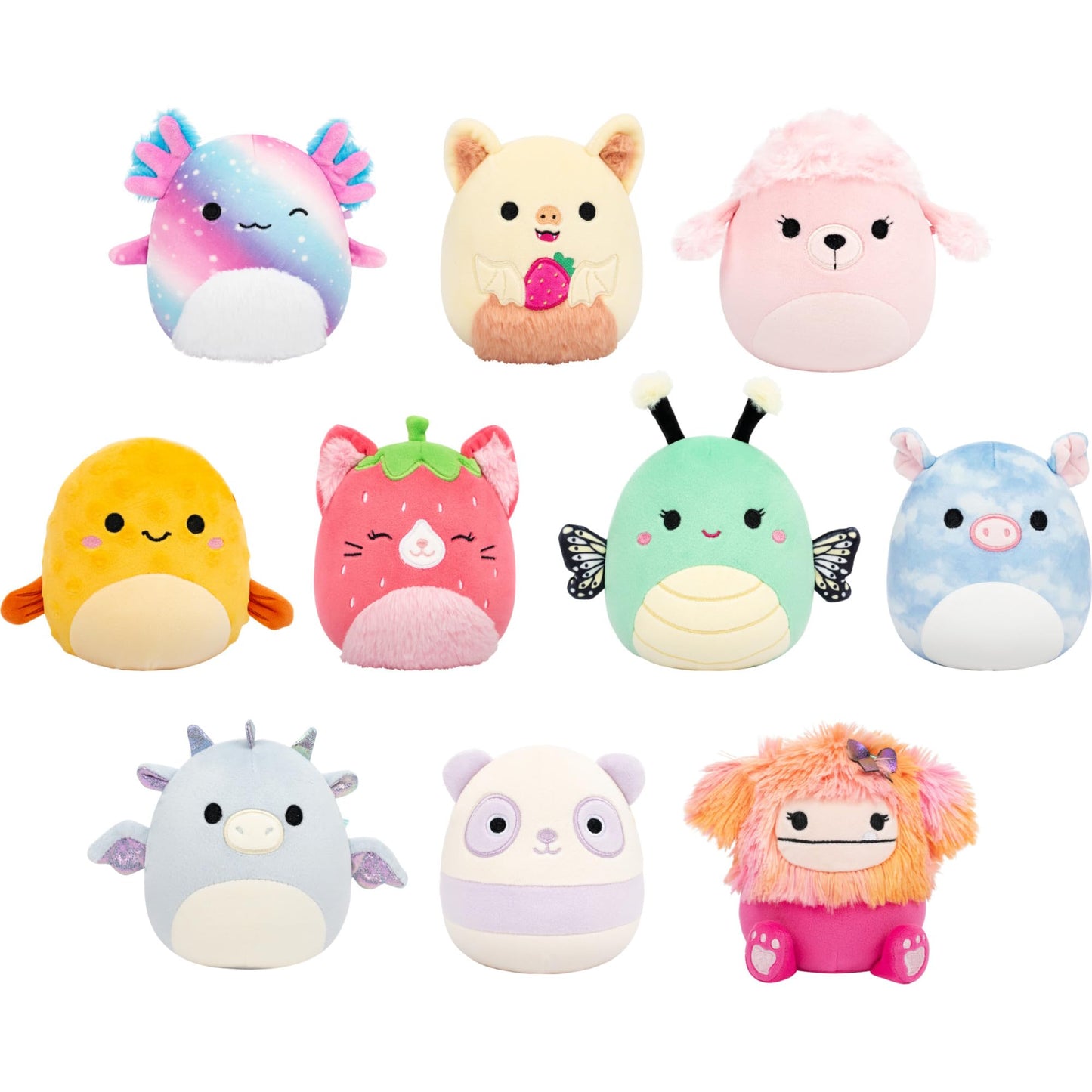 SQCR - Little Plush (5" Squishmallows 10-Pack) (Nisbet, Olma, Penny, Taysha, Chloe, Safa, Akina, Hailey, Meghan, Kenny)