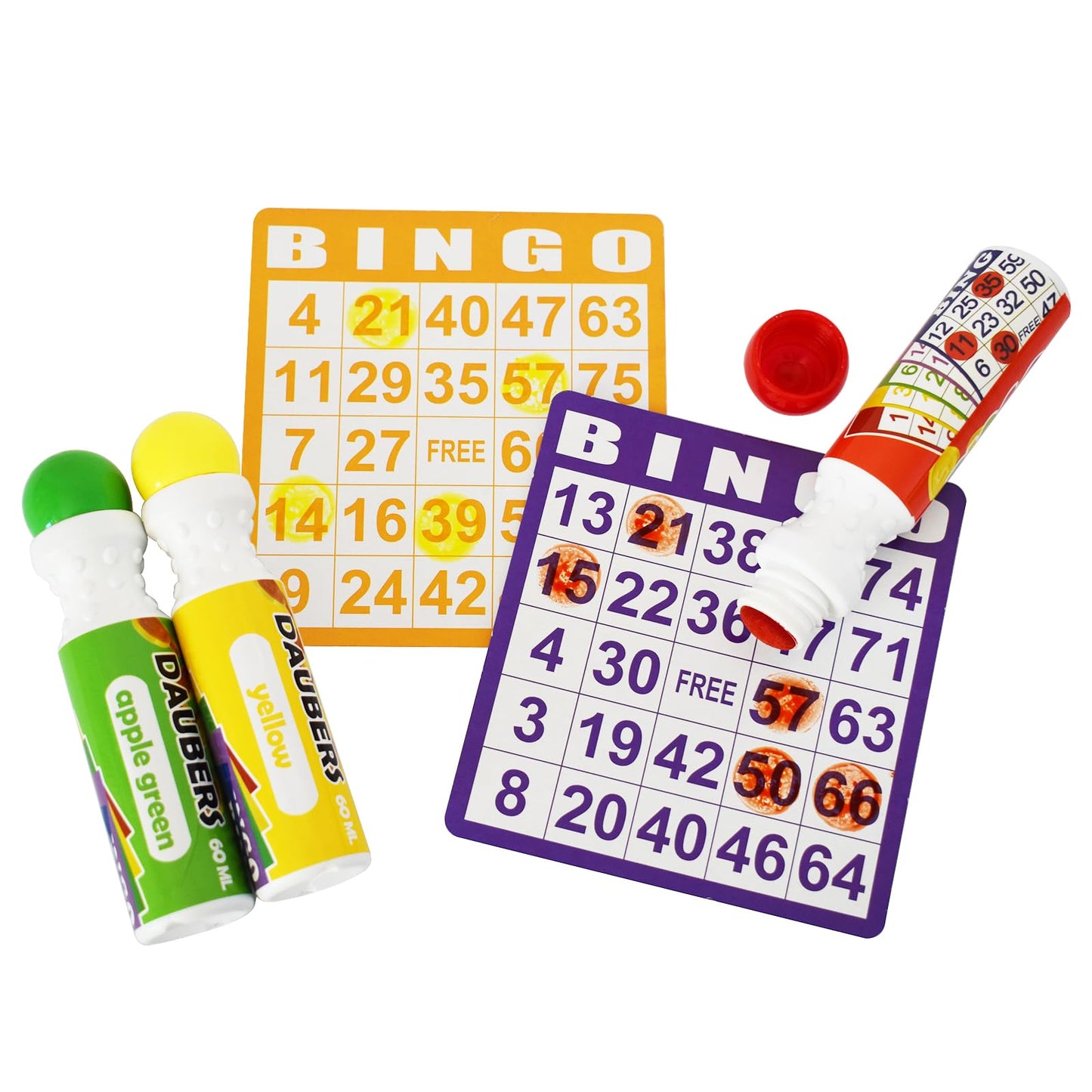 Yuanhe Bingo Daubers Dot Markers - Mixed Colors Set of 36 Pack-12Colors