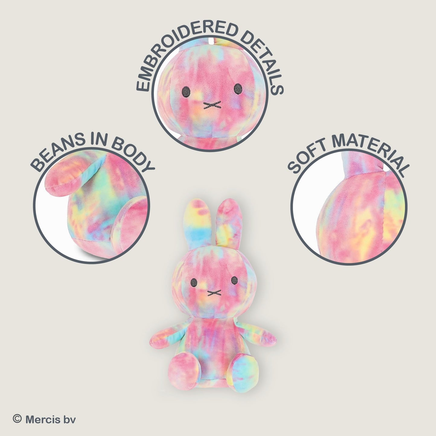 Miffy 14" Tie Dye Plush