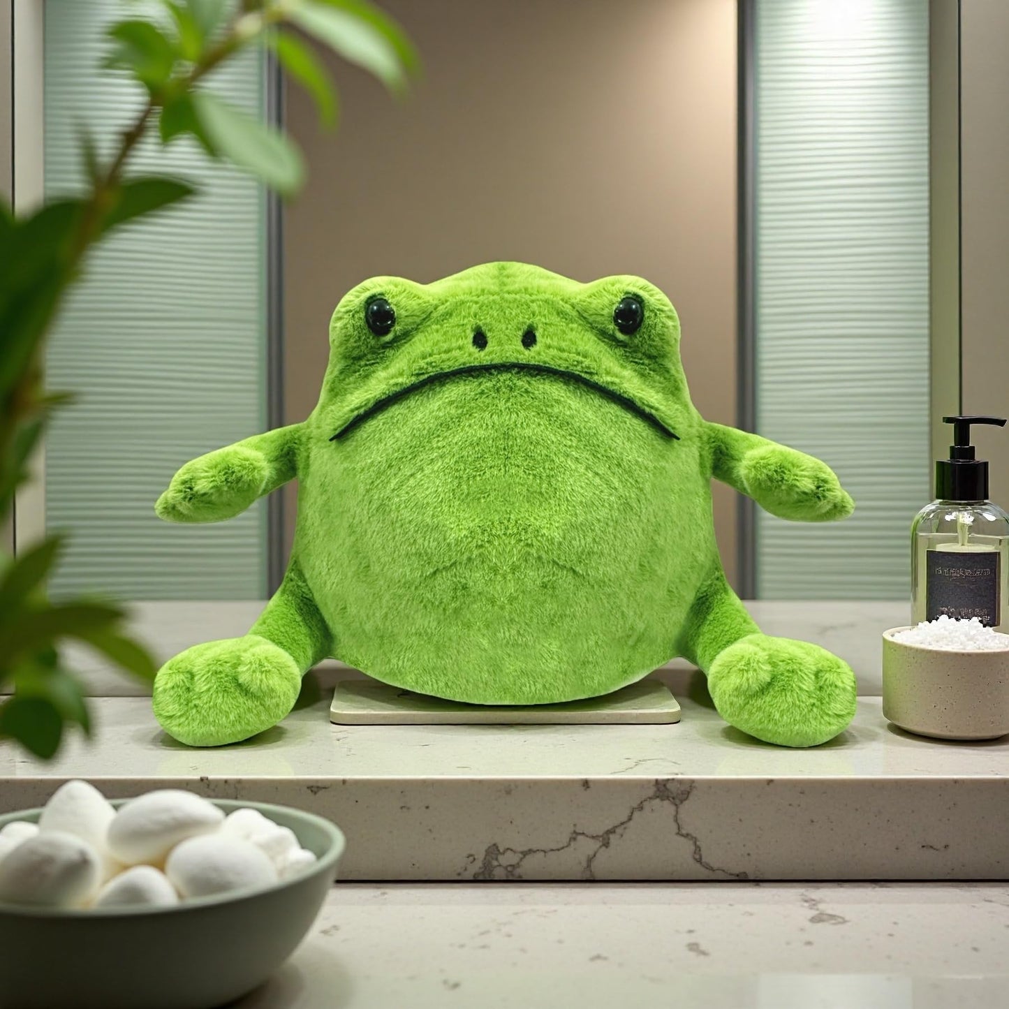 Green Frog Stuffed Animal, Amphibian Plush Toy - Classic Children's Gift (12-inch)