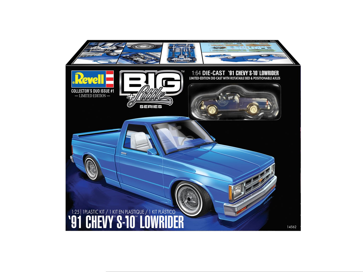 Revell 14562 1991 Chevy S-10 Lowrider Special Edition 1:25 Scale 171-Piece Skill Level 4 Model Building Kit