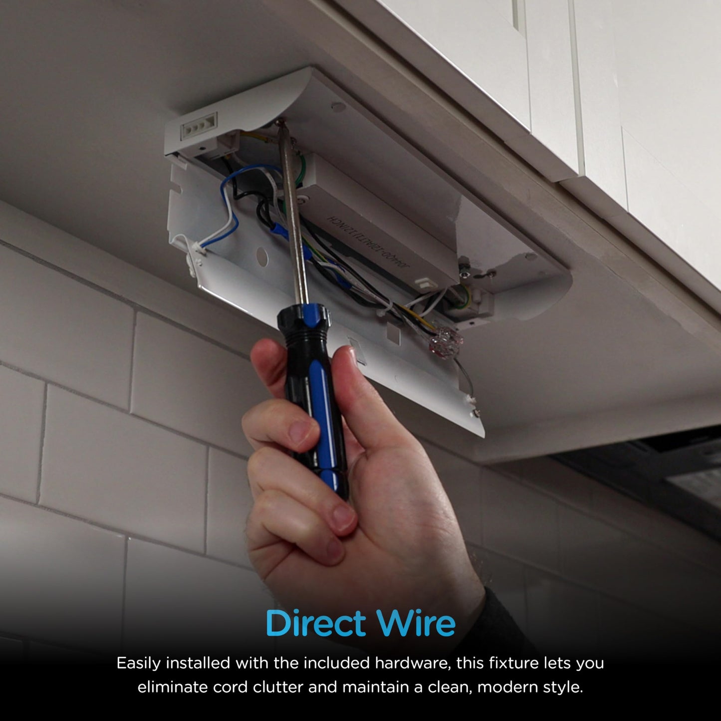 Enbrighten 36 inch Hardwired Under Cabinet Lights, 2385 Lumens, Five White Settings from (2700K-6500K), Full Range Dimmable, Under Counter Light, Linkable Under Counter Lights for Kitchen 82923-T1