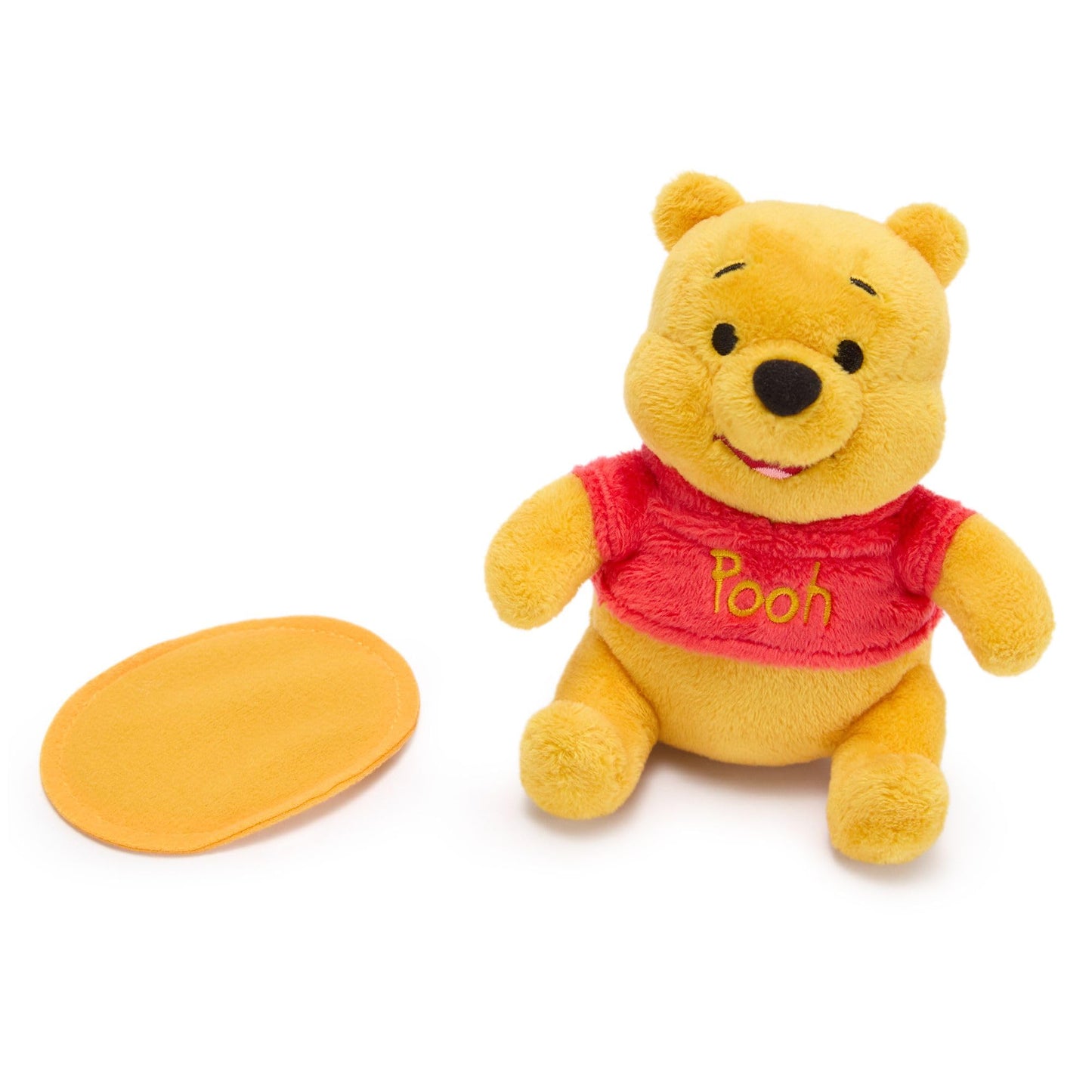 Disney Store Official Winnie the Pooh Magnetic Shoulder Plush Stuffed Animal - Adorable Pooh Bear Includes Magnetic Pad - Soft, Fuzzy Fabrics, Perfect Plush Toys – Mini 5''