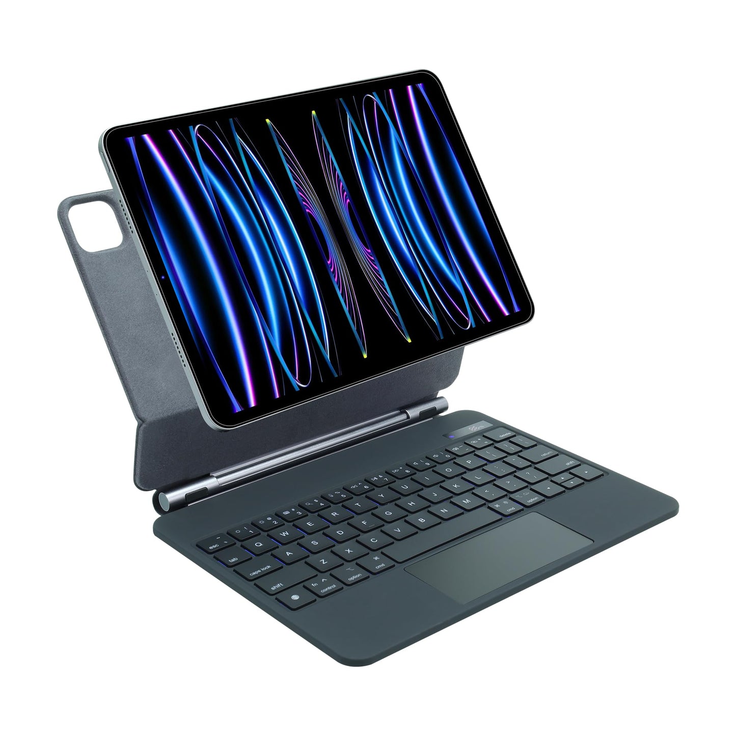 CSZZACME for iPad Pro 11 inch case with Keyboard M4 2024,Magic Keyboard iPad Pro 11 inch M4 2024,Magnetic Attach,Multi-Gesture Trackpad,7-Color Backlight,Shortcut Keys,Auto Sleep/Awake,Black