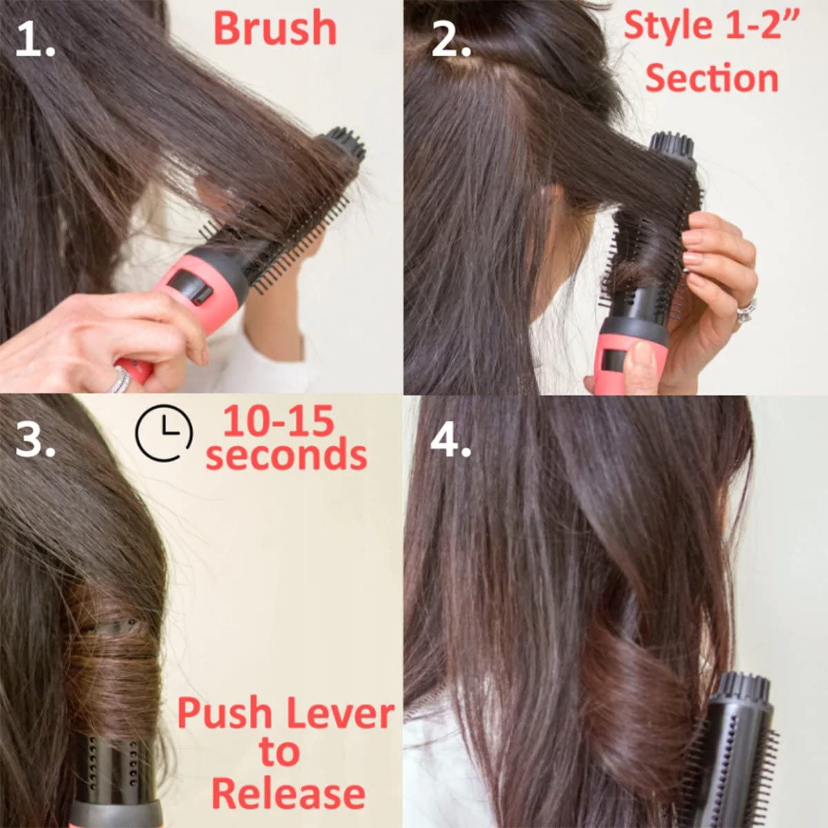 Generic Sylkvia Tangle-Free Curling Iron Brush, 1 Count