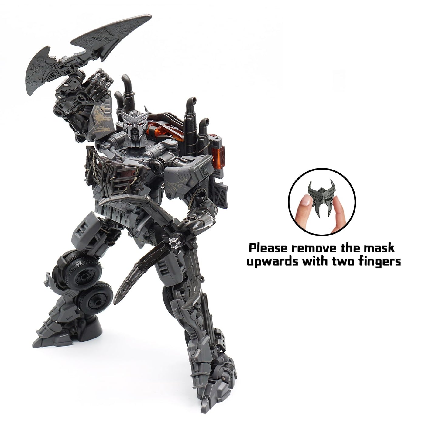 WAIKYTOY Deformation Toys, Deformation Robot Toy Series Action Figure 8.3 Inches with Accessories, Suitable for Ages 6 and Up for Kids Boys and Girls