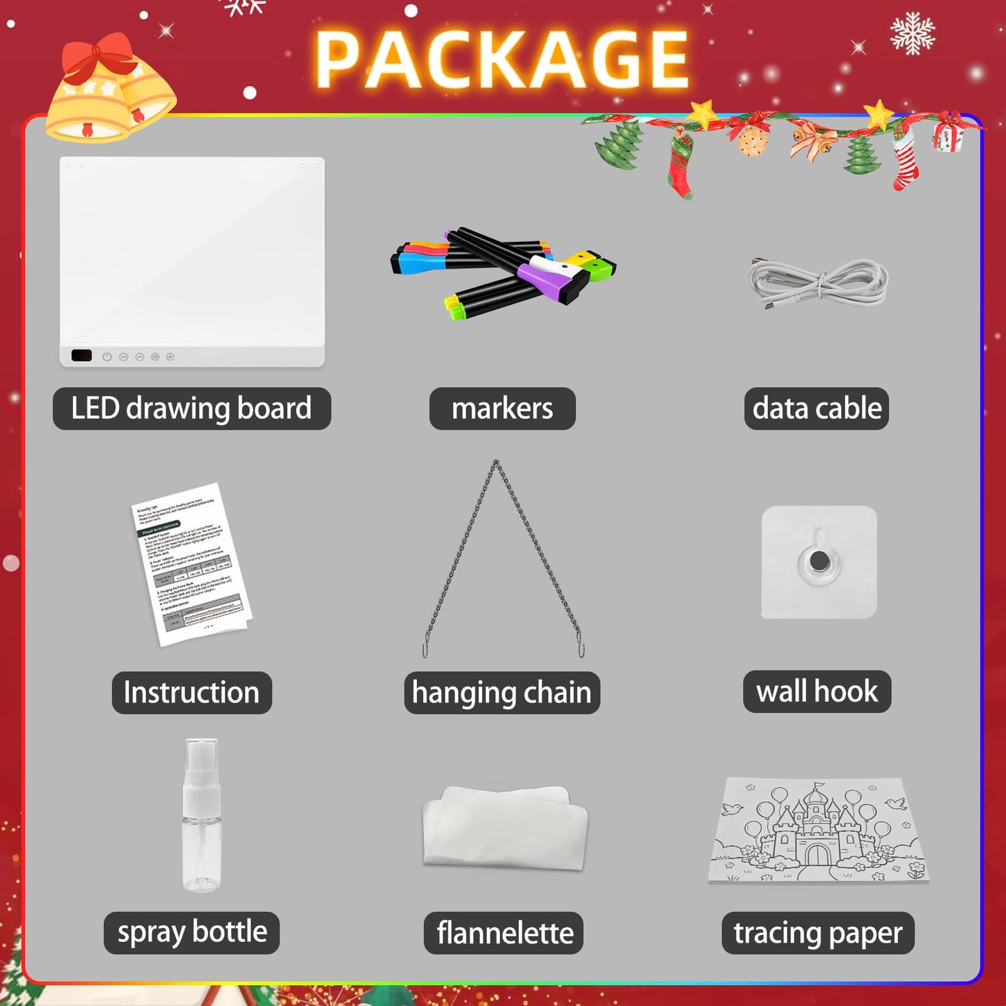 Lumiboard Led Drawing Board with 13 Light Effects