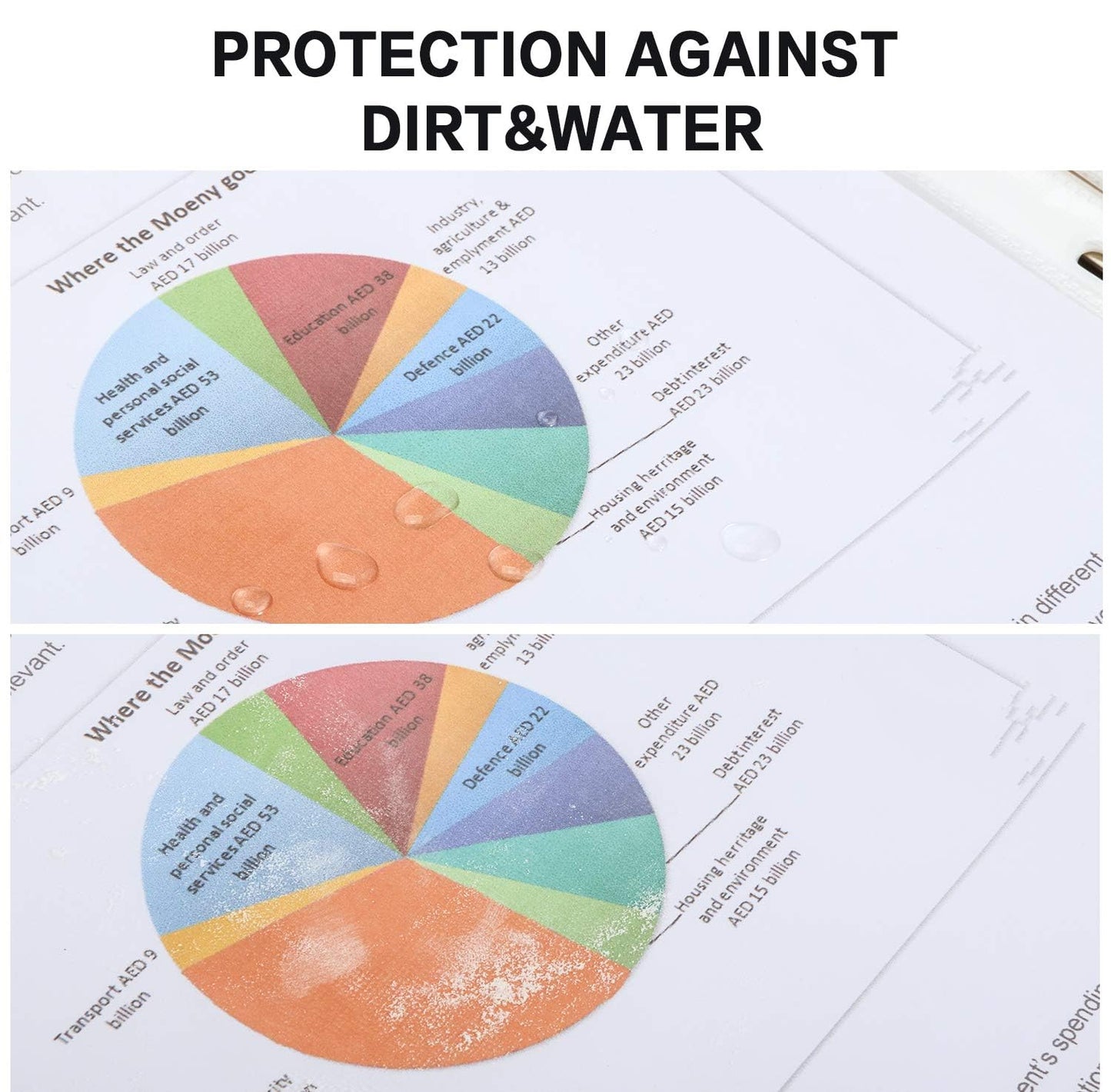 Sheet Protectors, PANDRI 1000 Pack Clear Heavy Duty Plastic Page Protectors Sheet Reinforced 11-Hole Fit for 3 Ring Binder Fits Standard 8.5 x 11 Paper, 9.25 x 11.25 Top Loaded, Excluding Acid