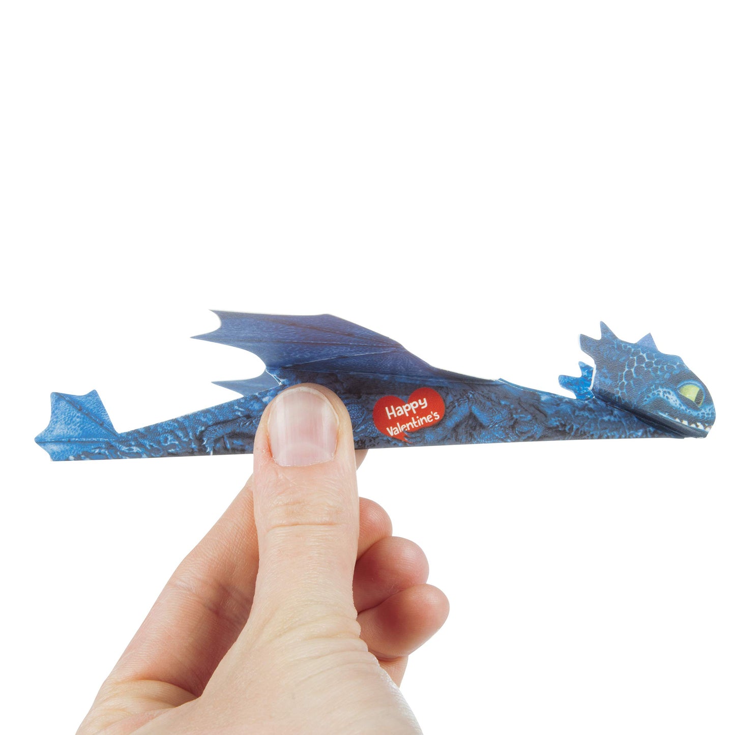 Flying Dragons Valentines Day Cards for Kids, 28 Card Pack & Envelopes - Fold and Fly Paper Airplanes - Great for School Classroom Parties - Boys & Girls ages 4+