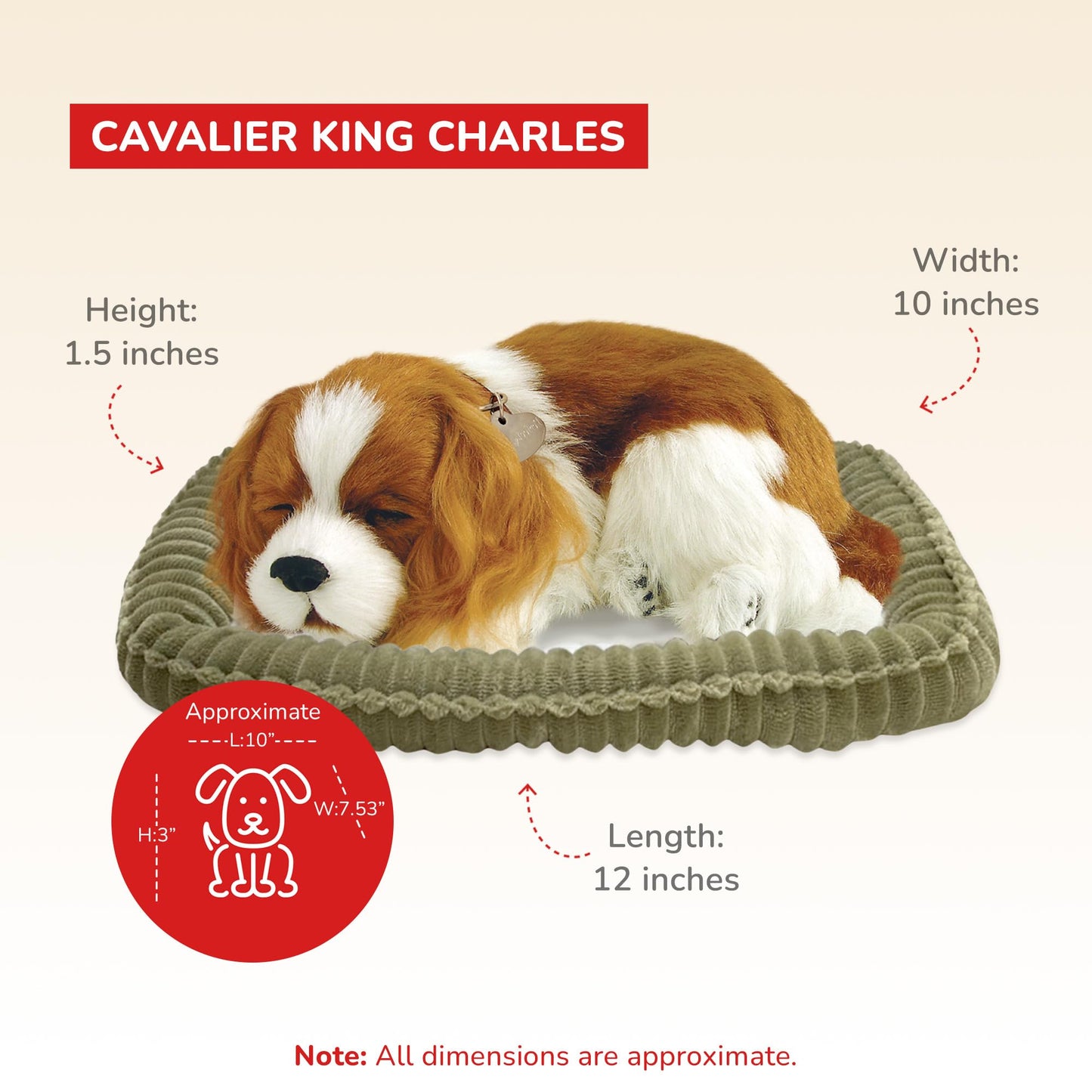 Perfect Petzzz Cavalier King Charles Plush