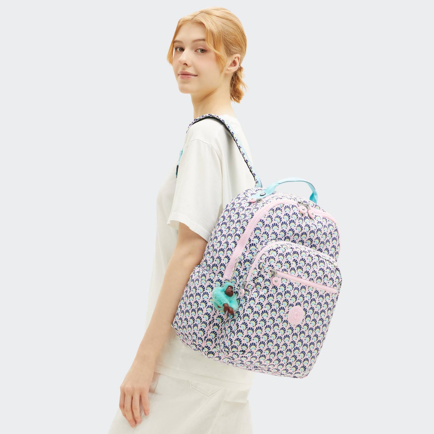 Kipling Women's Seoul Bts Prt 15" Laptop Backpack, Durable, Roomy with Padded Shoulder Straps, Built-In Protective Sleeve
