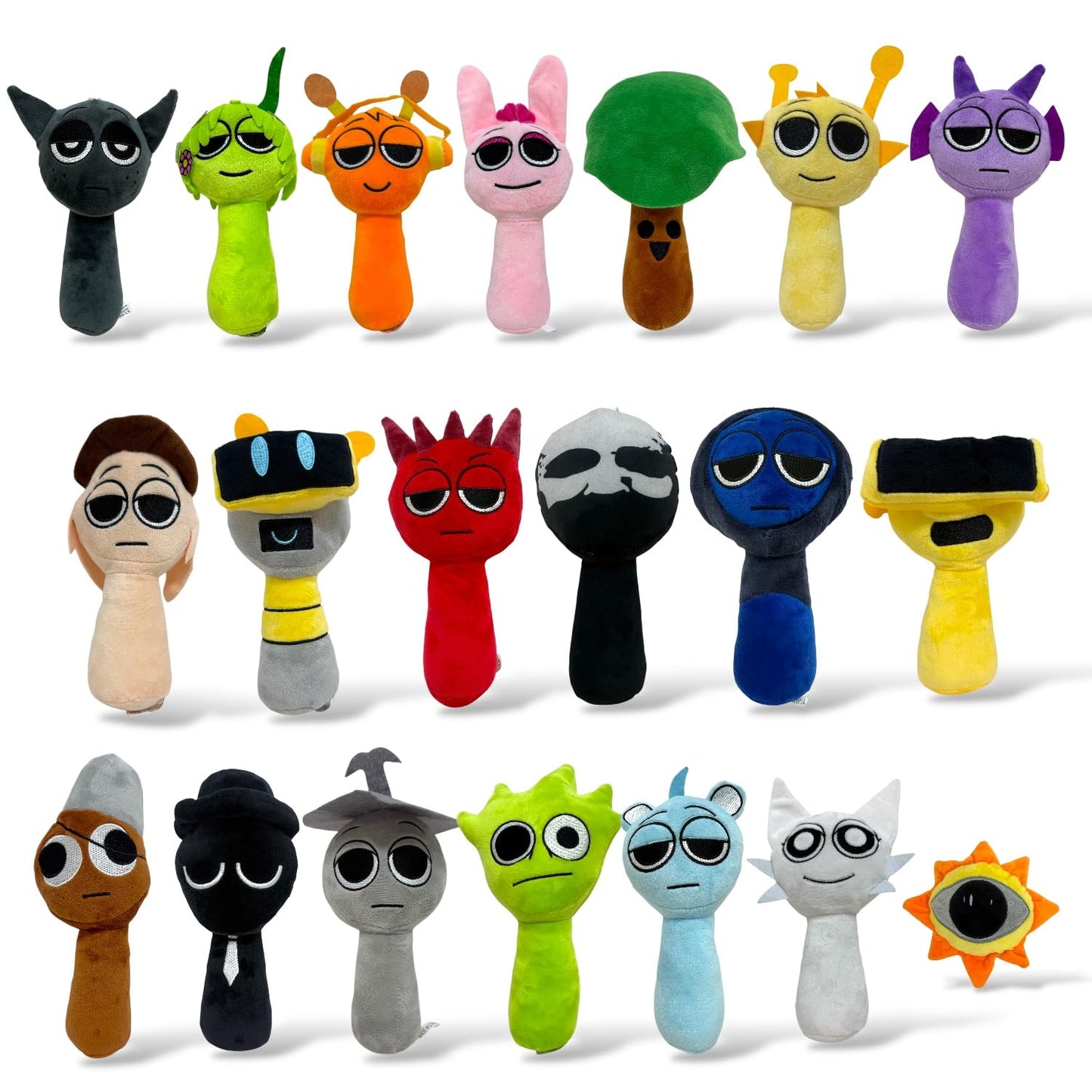 HappyToy Kid Plush Toys – Set of 20 Soft & Colorful Stuffed Plushies for Gifting, Cuddling, Travel & Play – Premium Plush Toy Collection