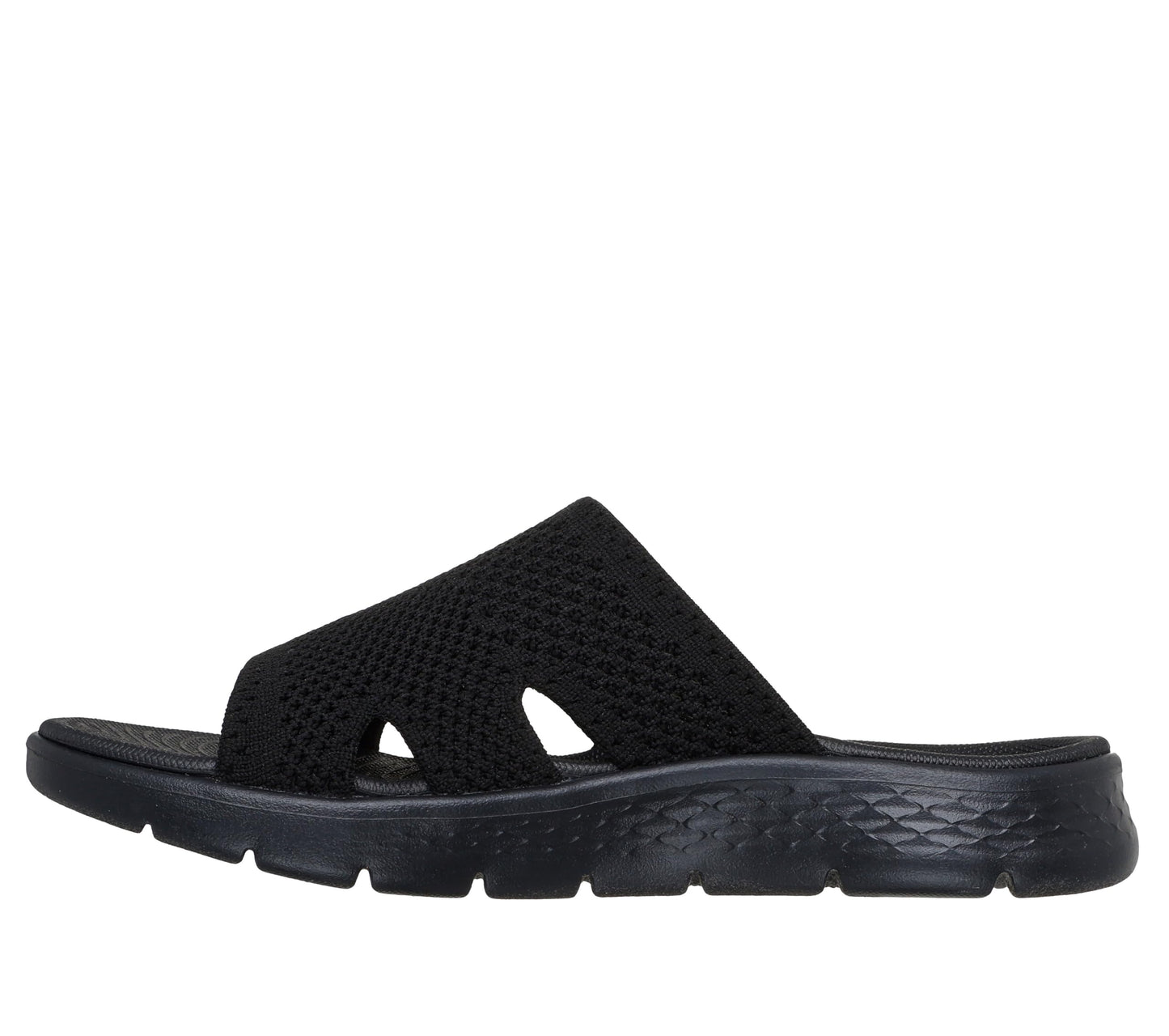 Skechers Women's On-The-Go GO Walk Flex Sandal - Elation, Black/Black, 9