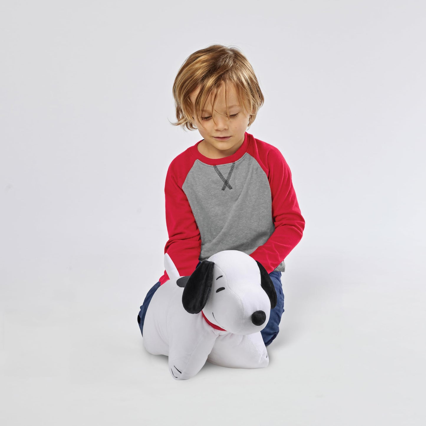 Pillow Pets Snoopy Plush Peanuts 16 Inch Soft Cozy Stuffed Animal Cuddle Companion for Kids and Adults