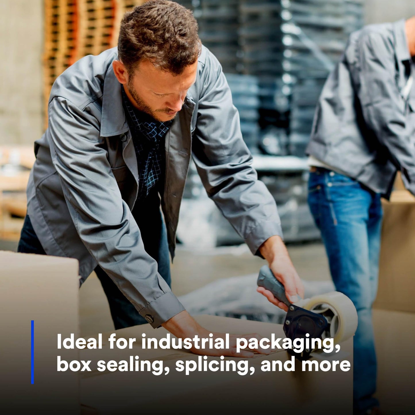 3M Scotch 371 Industrial-Grade Packing Tape, Clear, 48 mm x 100 m, High Performance Sealing Tape for Medium-Duty Commercial Box and Carton Sealing, Moving, Packaging and Shipping, 36 Pack