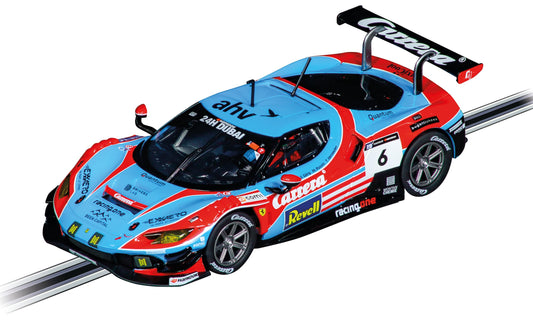 Carrera 27800 Ferrari 296 GT3, No. 20" 24H Dubai 1:32 Scale Evolution Analog Slot Car