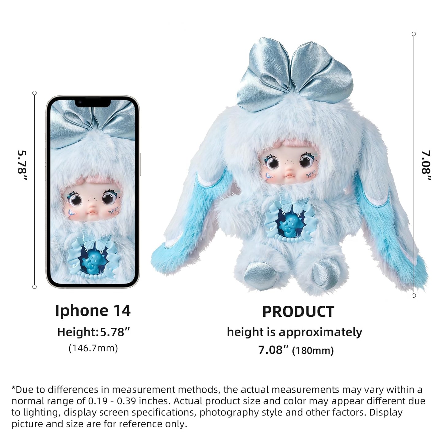 POP JOY Plush Blind Box Nommi V6 Plush Blind Box 3 Expressions Adorable Cute Mystery Plush Toys for Kids and Collectors Surprise Doll Figures with Cute Face Design for 3 or more Single Boxes
