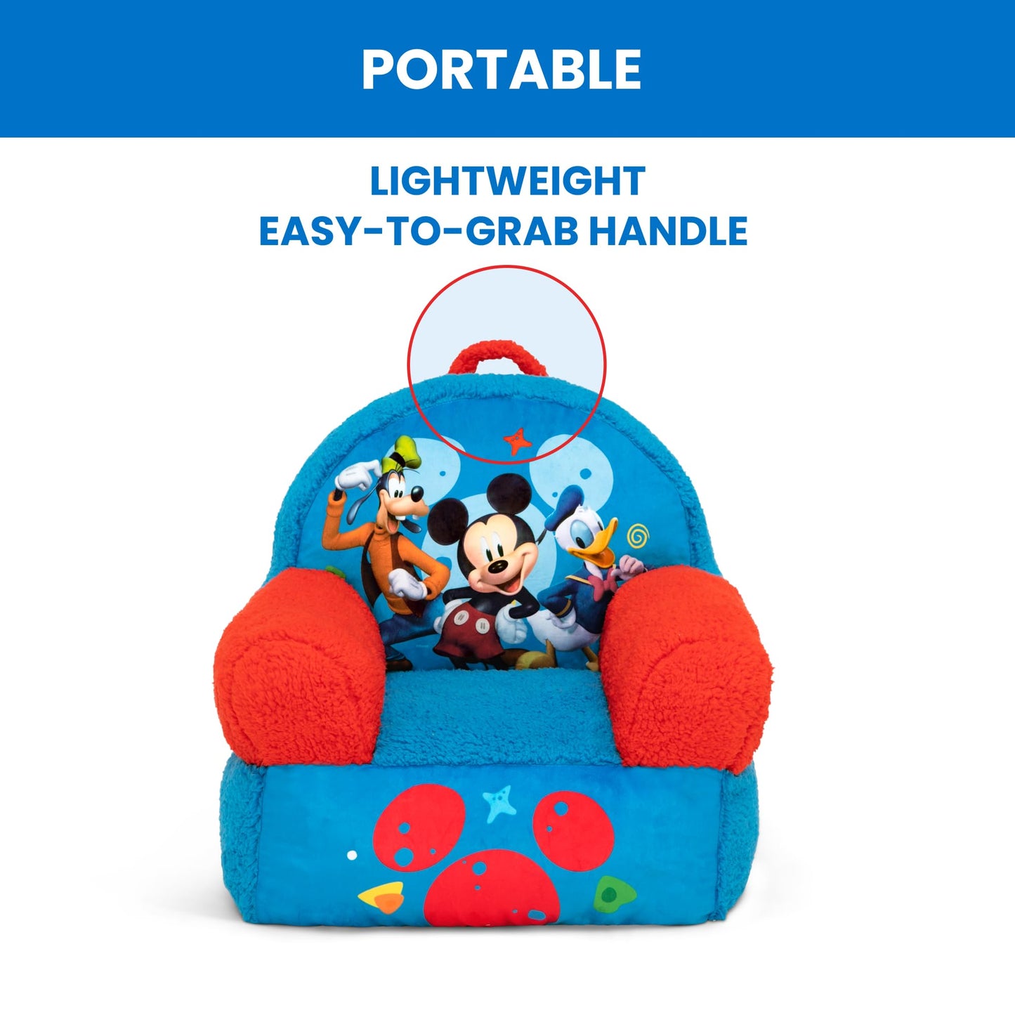 Delta Children Cozee Buddy Chair, Mickey Mouse