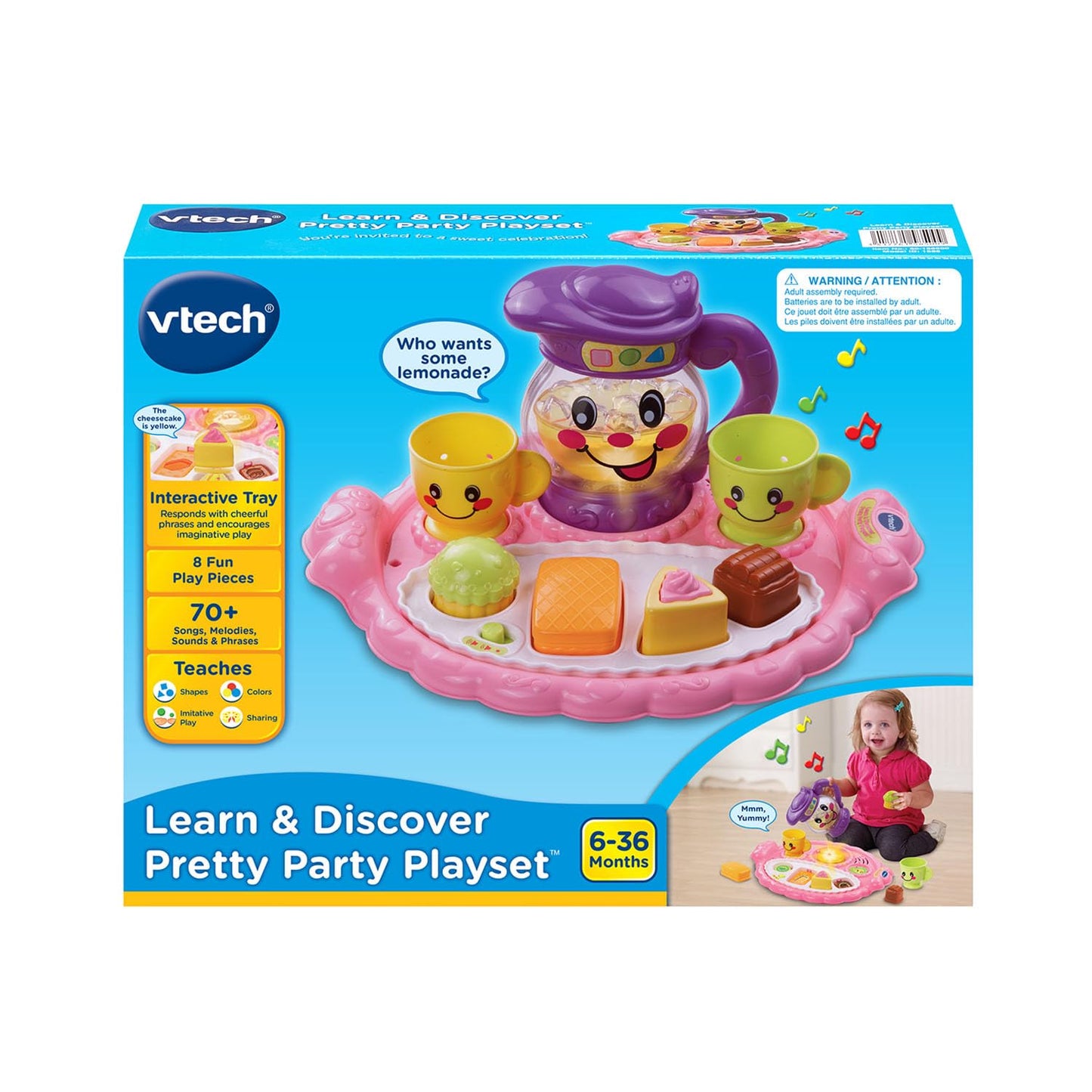 VTECH 80158500 Learn and Discover Pretty Party Playset
