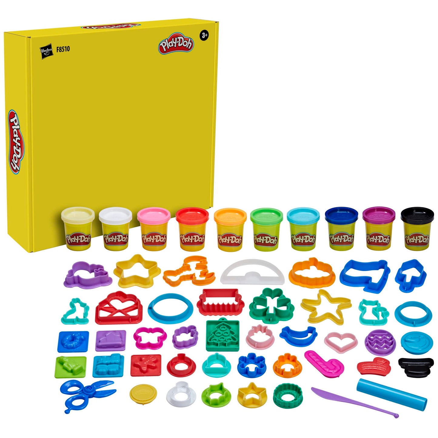 Play-Doh Set of Holiday Tools, 43 Accessories & 10 Modeling Compound Colors, Kids Toys Holiday Arts and Crafts for Kids 3 Years & Up (Amazon Exclusive)