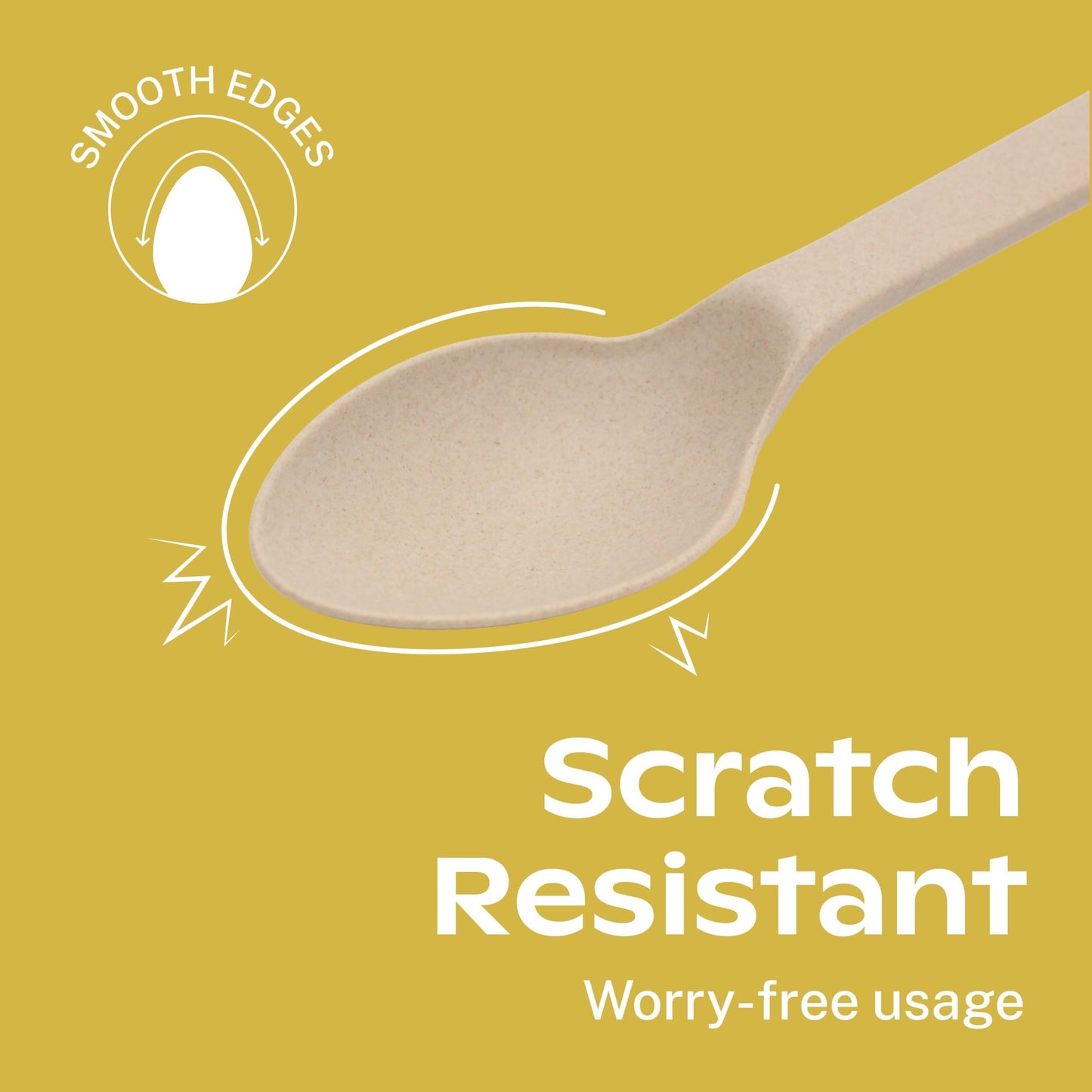 CORAL Light Brown 100% Compostable Silverware Set 340 Pieces - Heavy Duty 160 Forks, 120 Spoons, 60 Knives Bulk - Break Resistant with Smooth Edges, Ocean Friendly Alternative to Plastic Utensils