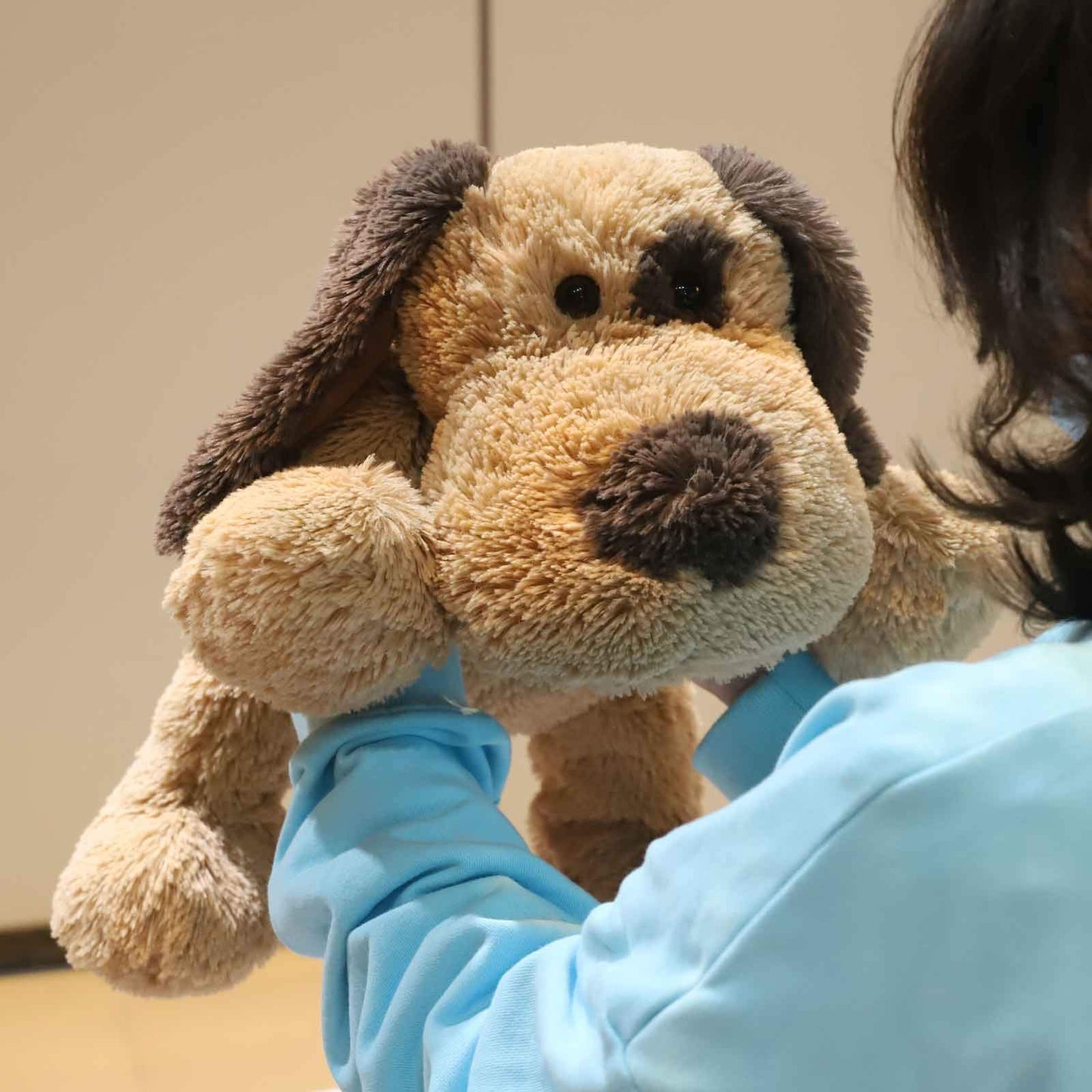 WEIGEDU Floppy Stuffed Dog Puppy Plush Toy, Huggable Beagle Labrador Retriever Stuffed Animal Dogs for Kids Girls Boys Baby Birthday Gift, 50.8cm, Brown
