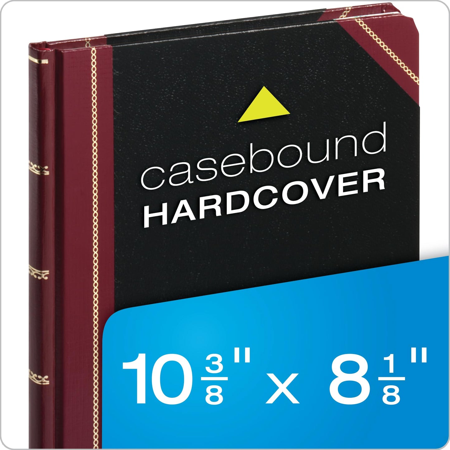 Boorum & Pease L21150R Laboratory Record Book,150 Pages,8-1/8-Inch x10-3/8-Inch,Black/Red