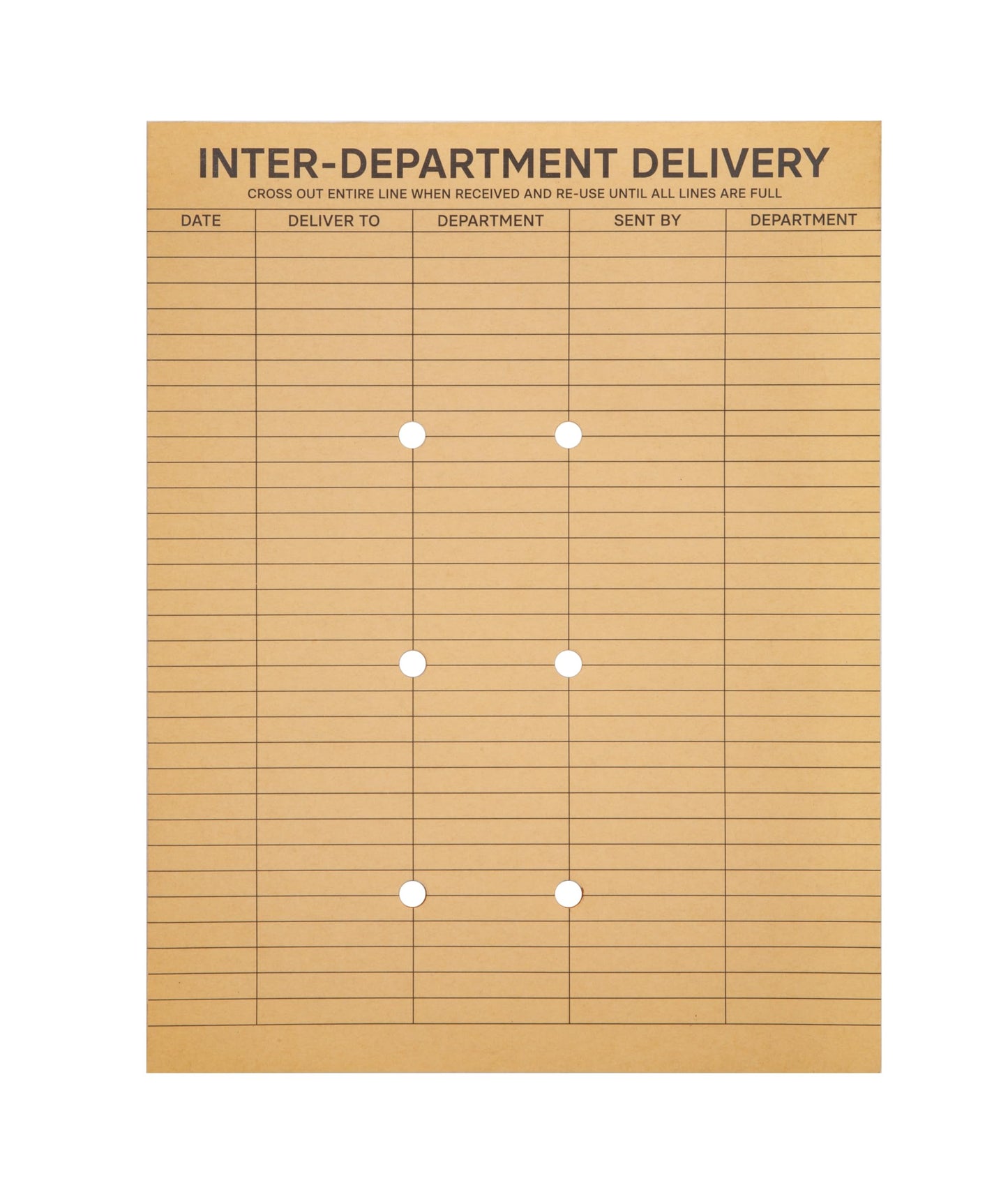 Interoffice Envelopes with String, 10" x 13" String Tie Interdepartmental Envelopes, Sturdy 100gsm Paper (Pack of 100)