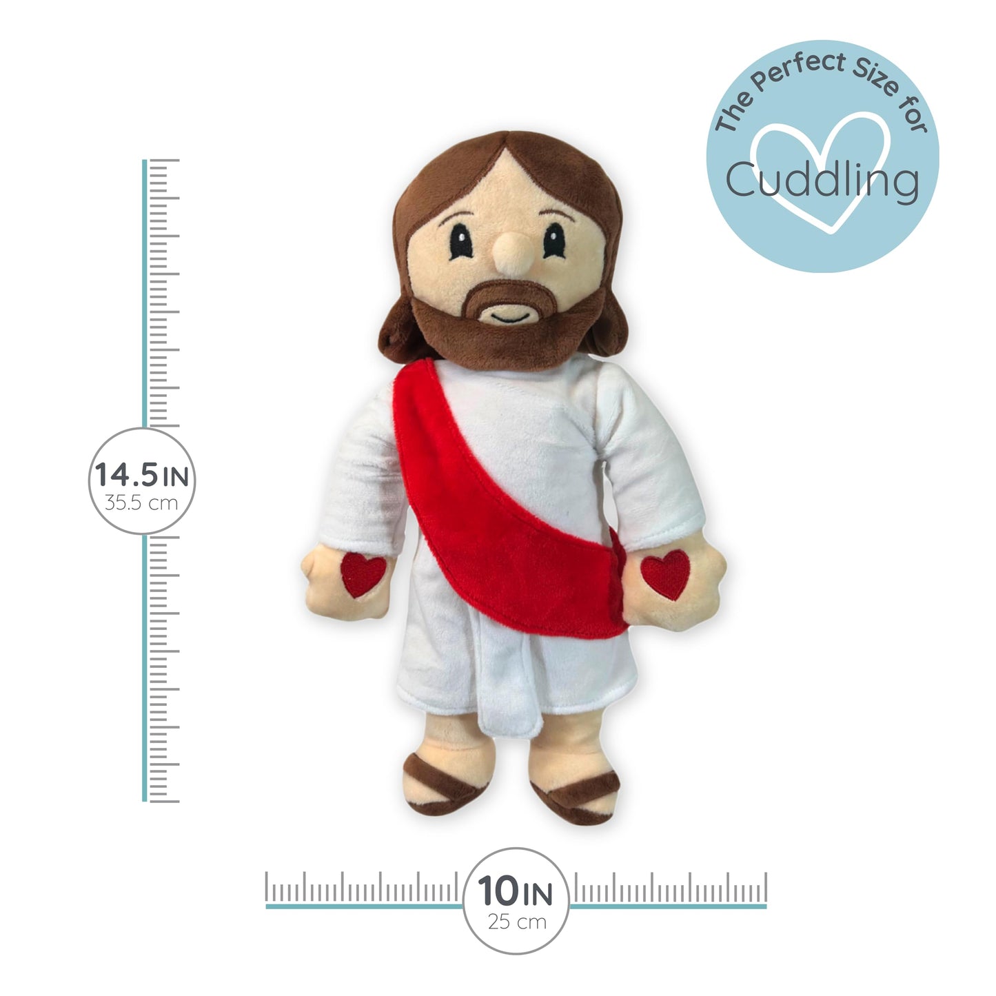 1i4 Group Warm Pals - Jesus - Cozy Lavender Scented Plush Toys - Stuffed Jesus Plush - Coolable Comfort Plushie - Christian Toys