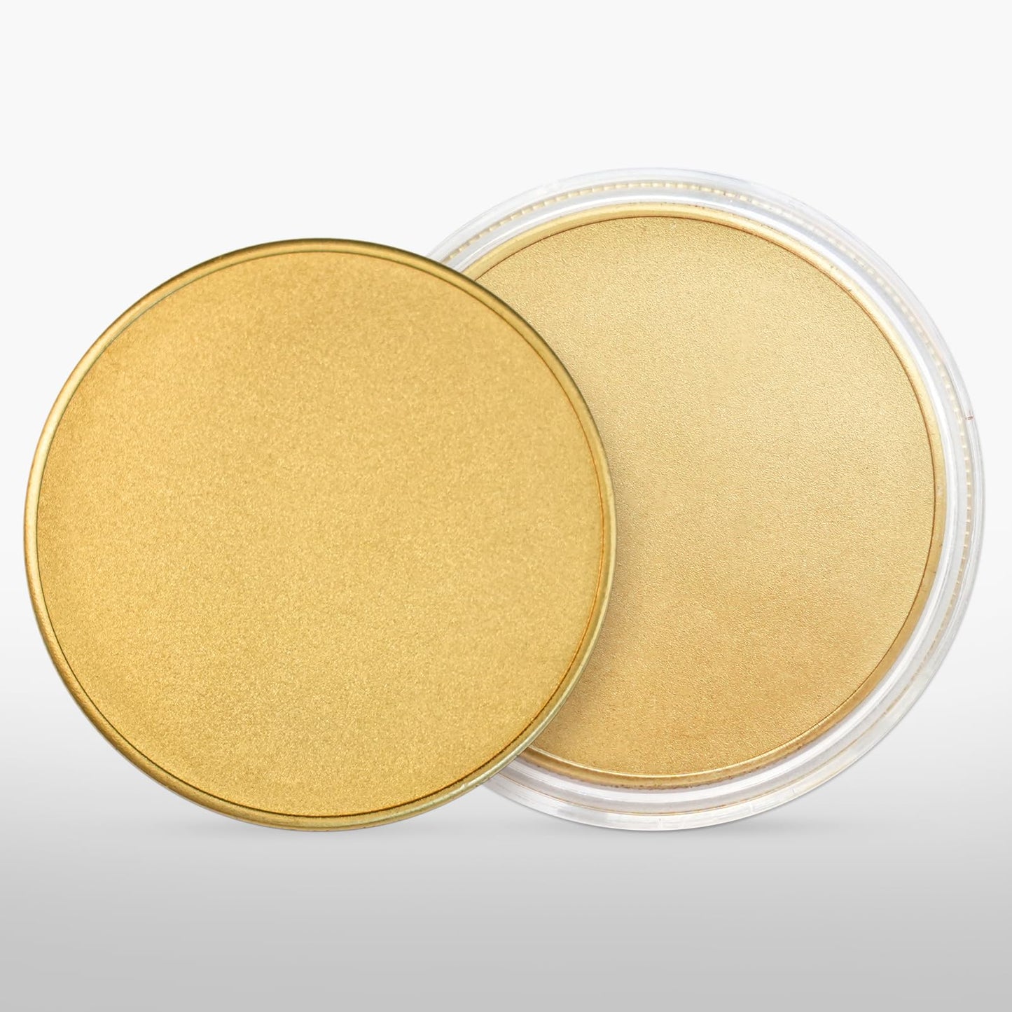 ComMarker 20 Pcs 3mm Brass Blank Challenge Coin,3mm Thickness Threaded Edged 40 mm Engraving Blanks Coins,Acrylic Protection Box for DIY Crafts Engraving Travel Commemorative Collection Supplies