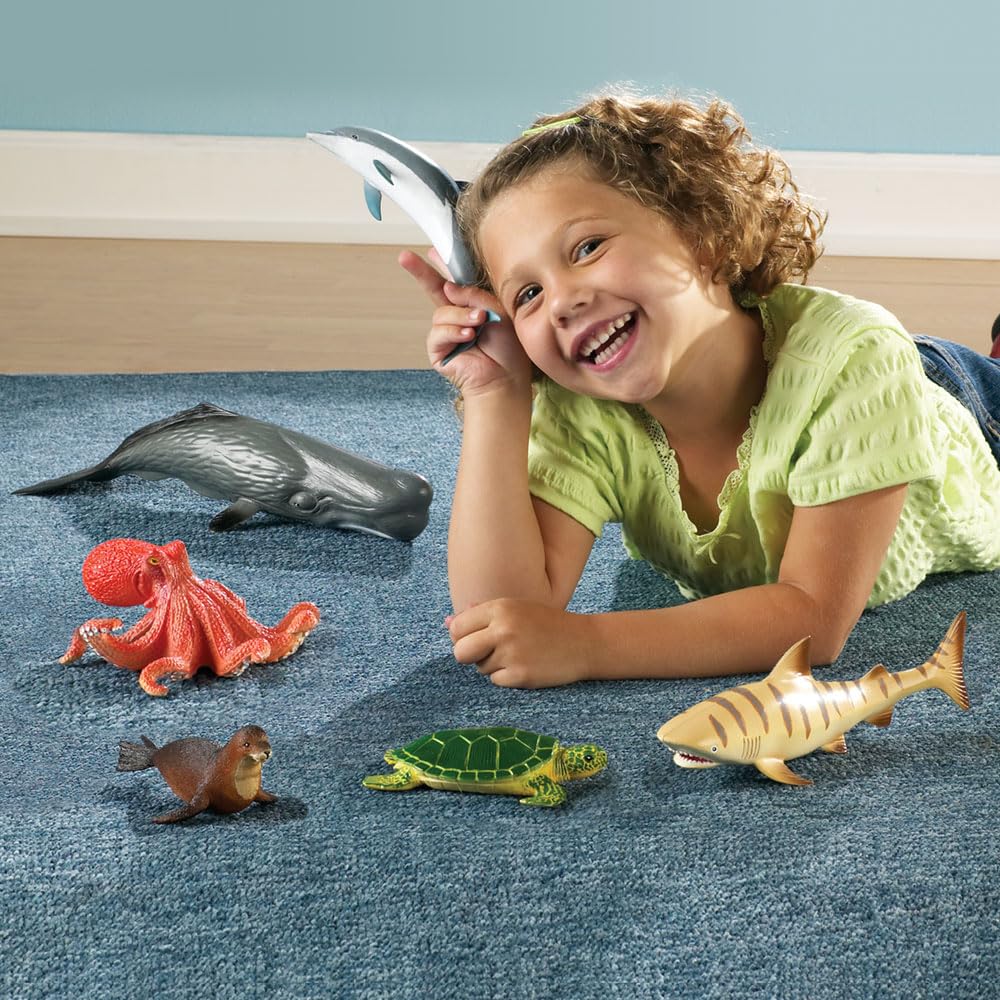Learning Resources LER0696 Jumbo Ocean Animals