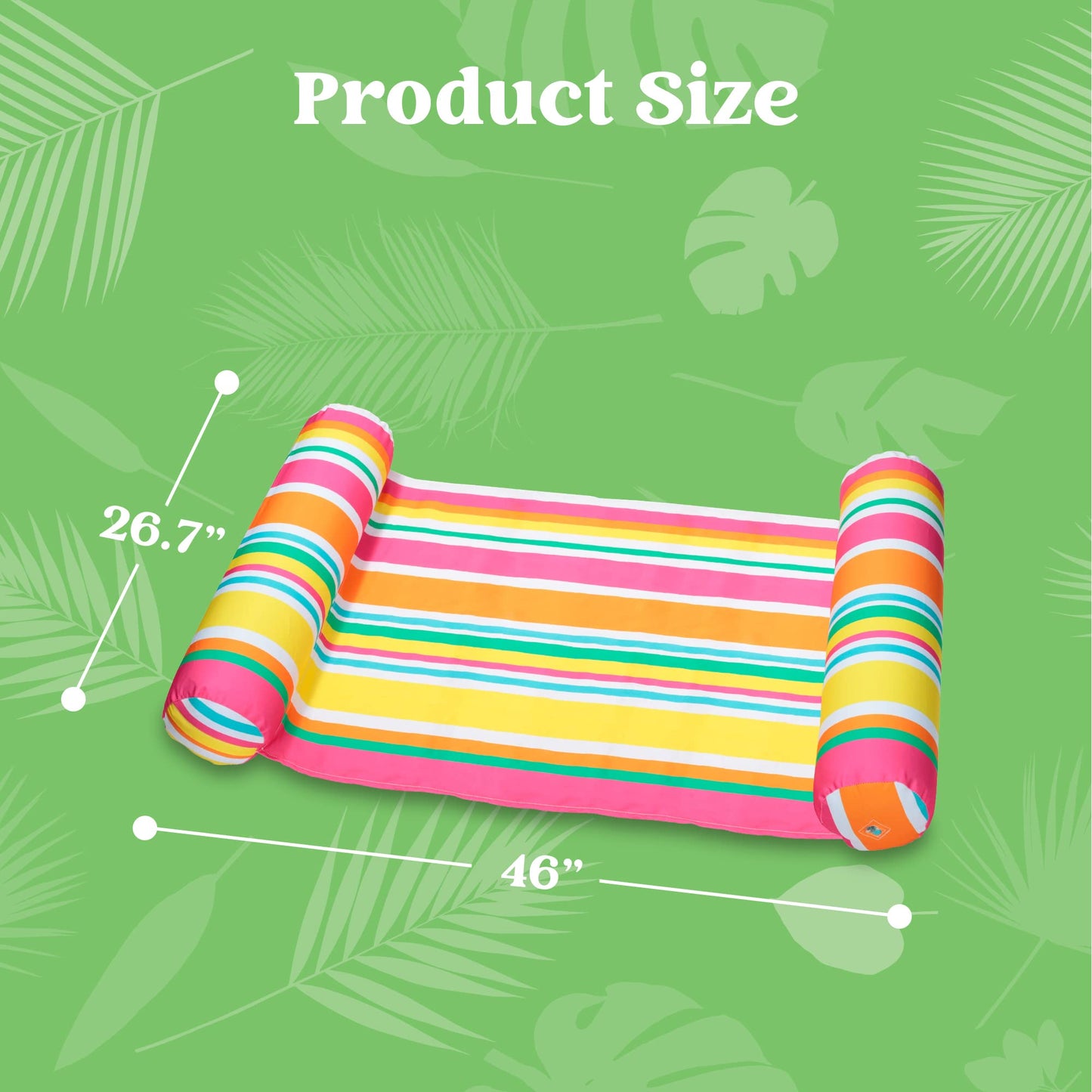 2 Pack Inflatable Pool Float Hammock, Multi Purpose Swimming Raft, Water Lounges, Pool Accessories (Saddle, Lounge Chair, Hammock, Drifter), Beach, Outdoor