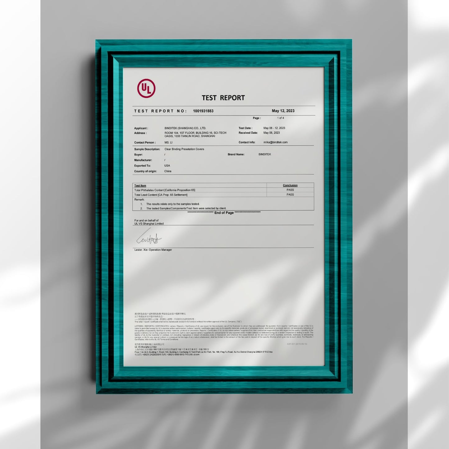 Binditek 200 Pack 8 Mil PVC Clear Binding Covers, 8.5 x 11 Inches, Letter Size, Square Corners, Un-Punched, Office Supplies