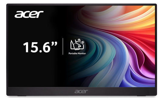 Acer Portable Monitor | 15.6" FHD IPS | Adaptive-Sync Support (FreeSync Compatible) | Slim Design | External Monitor for Laptop PC/Mac | 2 x USB 3.1 Type-C Port, HDMI 1.4 & Audio Out | PM161Q B1bmiuux