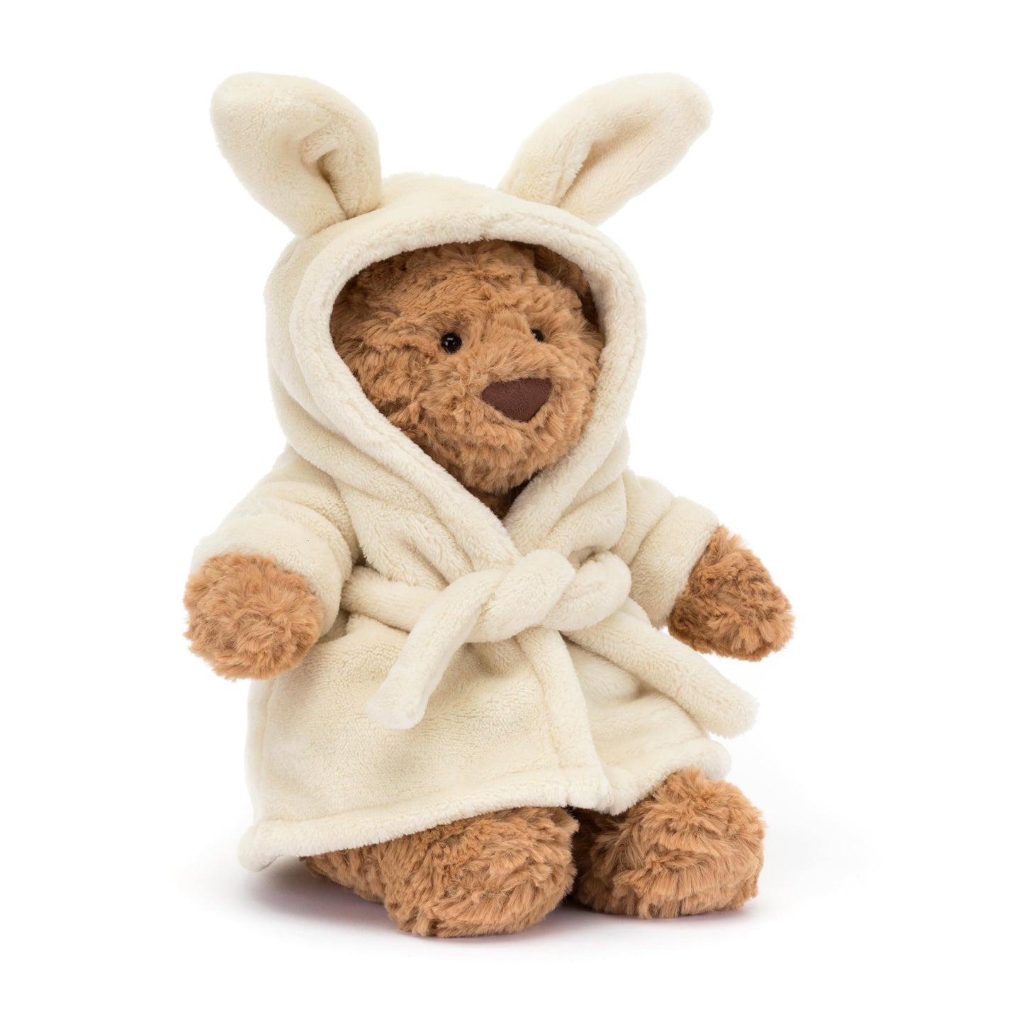 Jellycat Bartholomew Bear with Bathrobe Stuffed Animal Plush