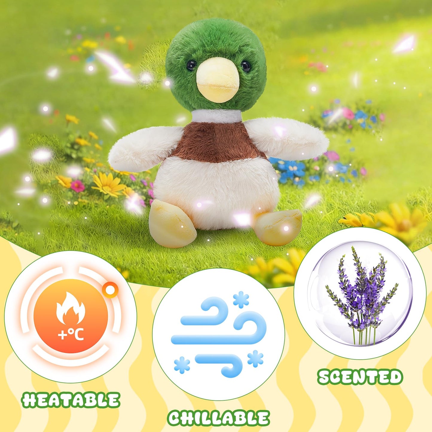 SpecialYou Microwavable & Weighted Mallard Duck Plush