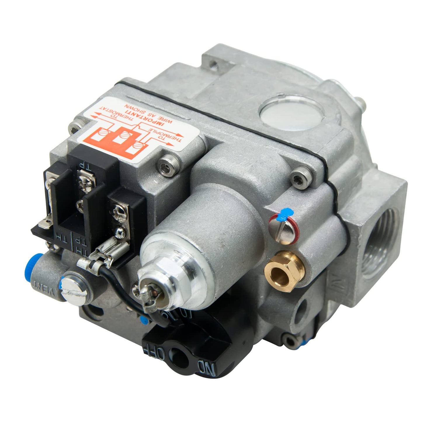 700-506 Gas Valve, Fast Opening, 200000 BTU/H, Combination Gas Valve, Inlet Filtered Screen, Pilot Outlet 1/4” Tubing, Standard NEMA Terminals, Widely Used in Natural Gas