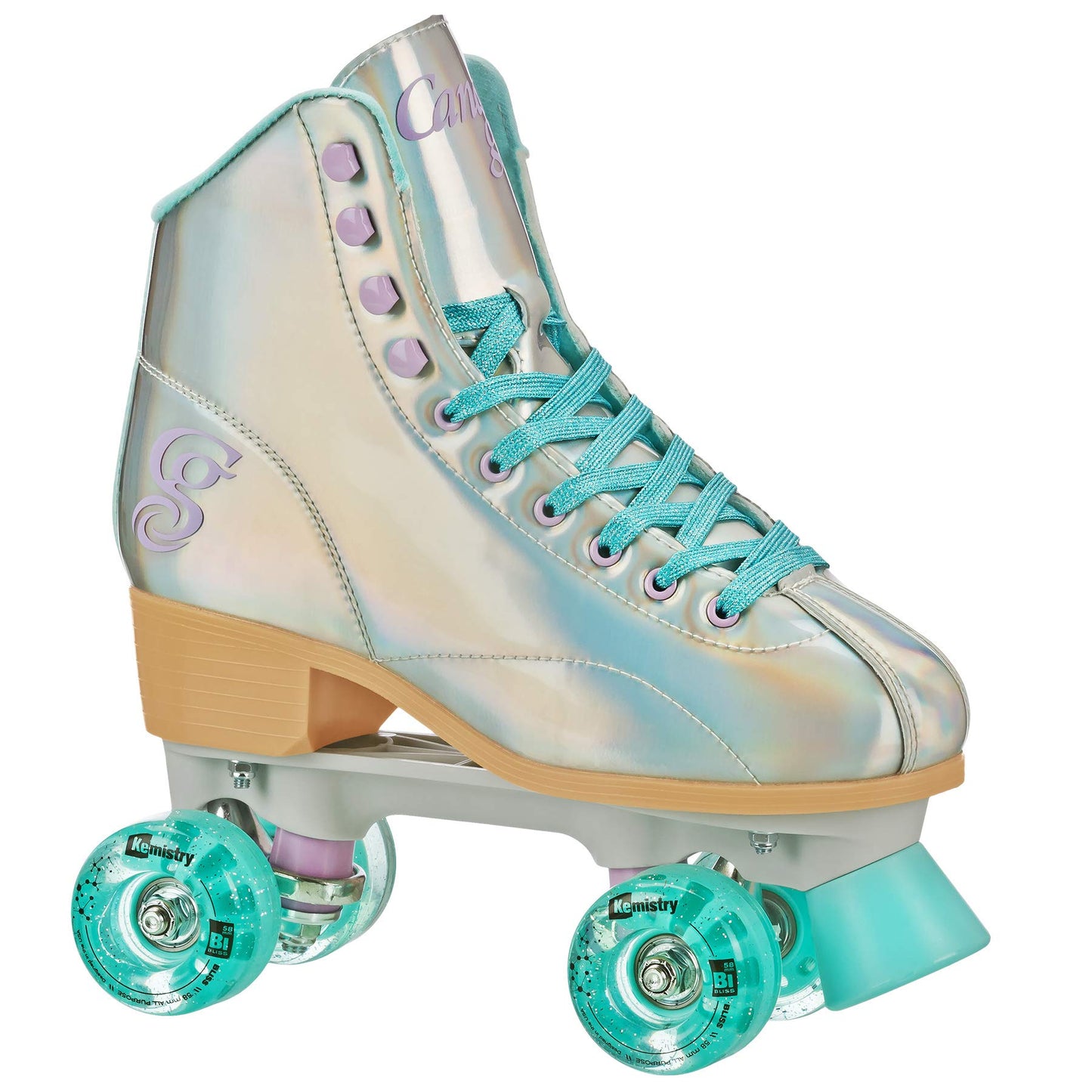 Roller Derby Candi GRL Sabina - Colorful Freestyle Roller Skates - Hologram/Blue HOOGRAM/Blue Size 09