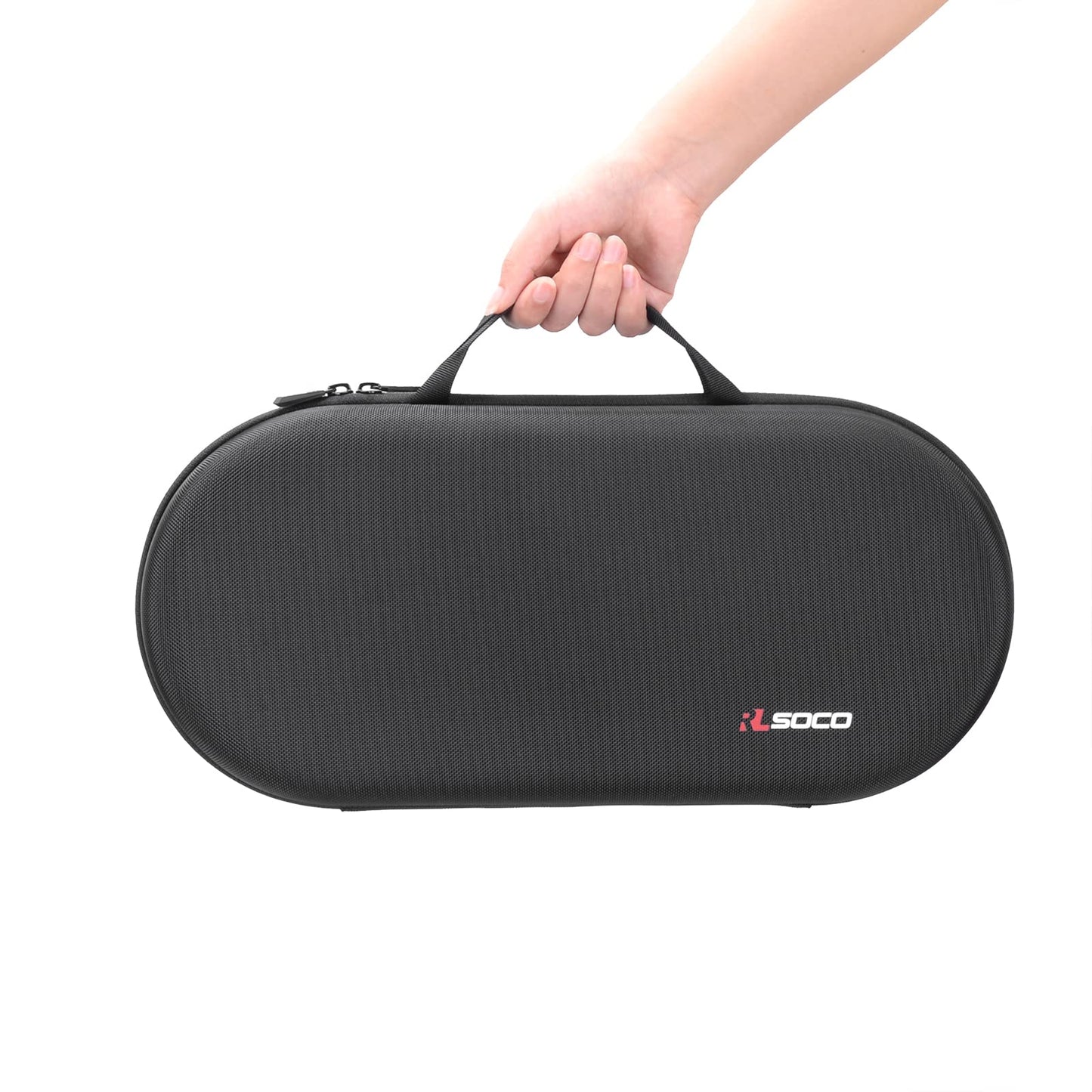 RLSOCO Hard Case for Dyson Airwrap Complete Long/Complete Styler HS08 HS05 HS01 - Fits 4pcs Long Barrels or Short Barrels - Black (Case Only,Hair Styler is not Included)