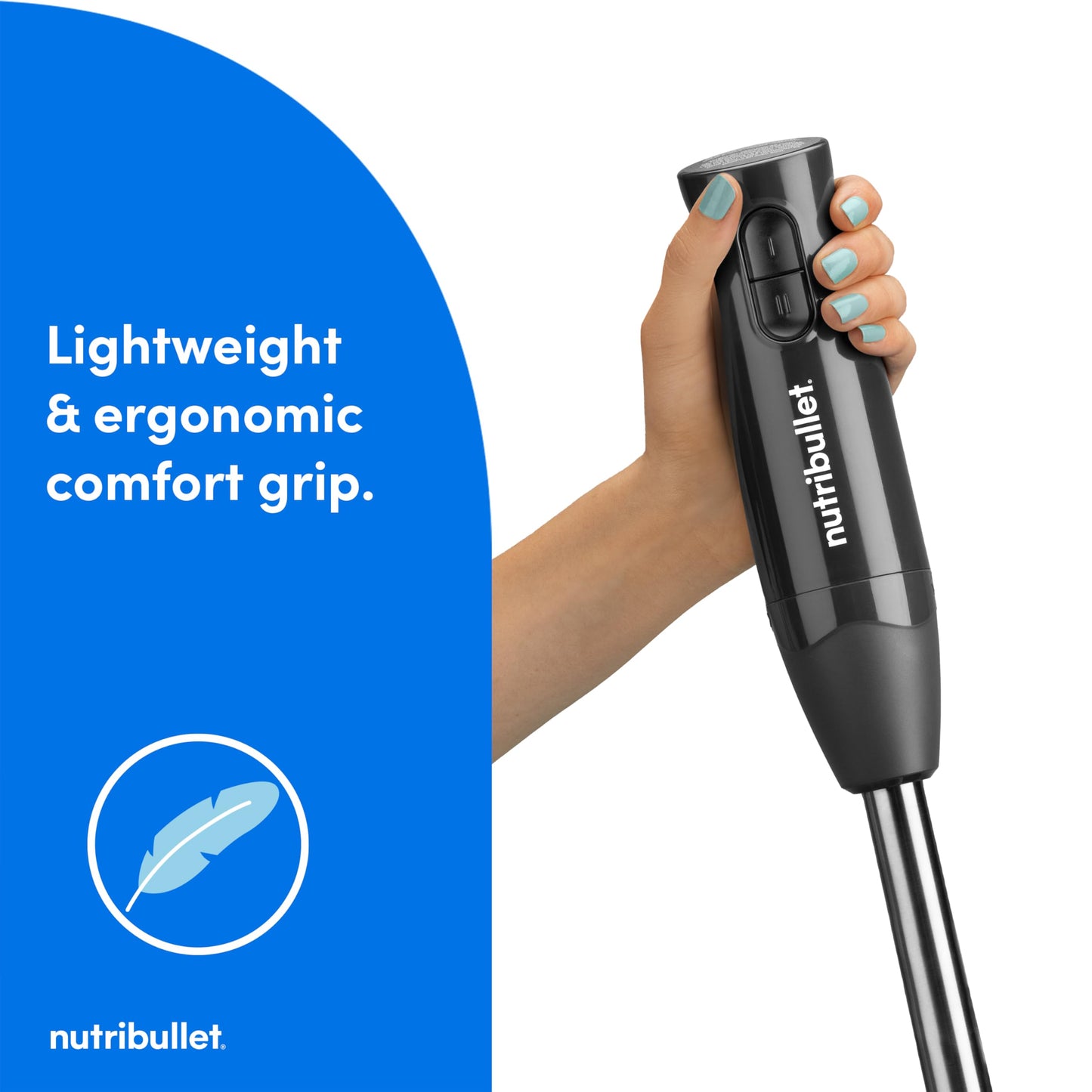 nutribullet Lite Immersion Blender Dark Gray