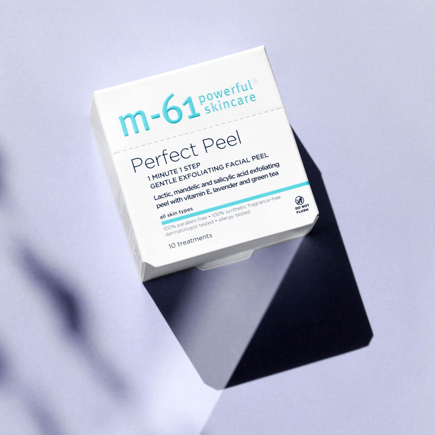M-61 Perfect Peel - 30 Treatments - Lactic, mandelic and salicylic acid exfoliating peel with vitamin E, lavender and green tea