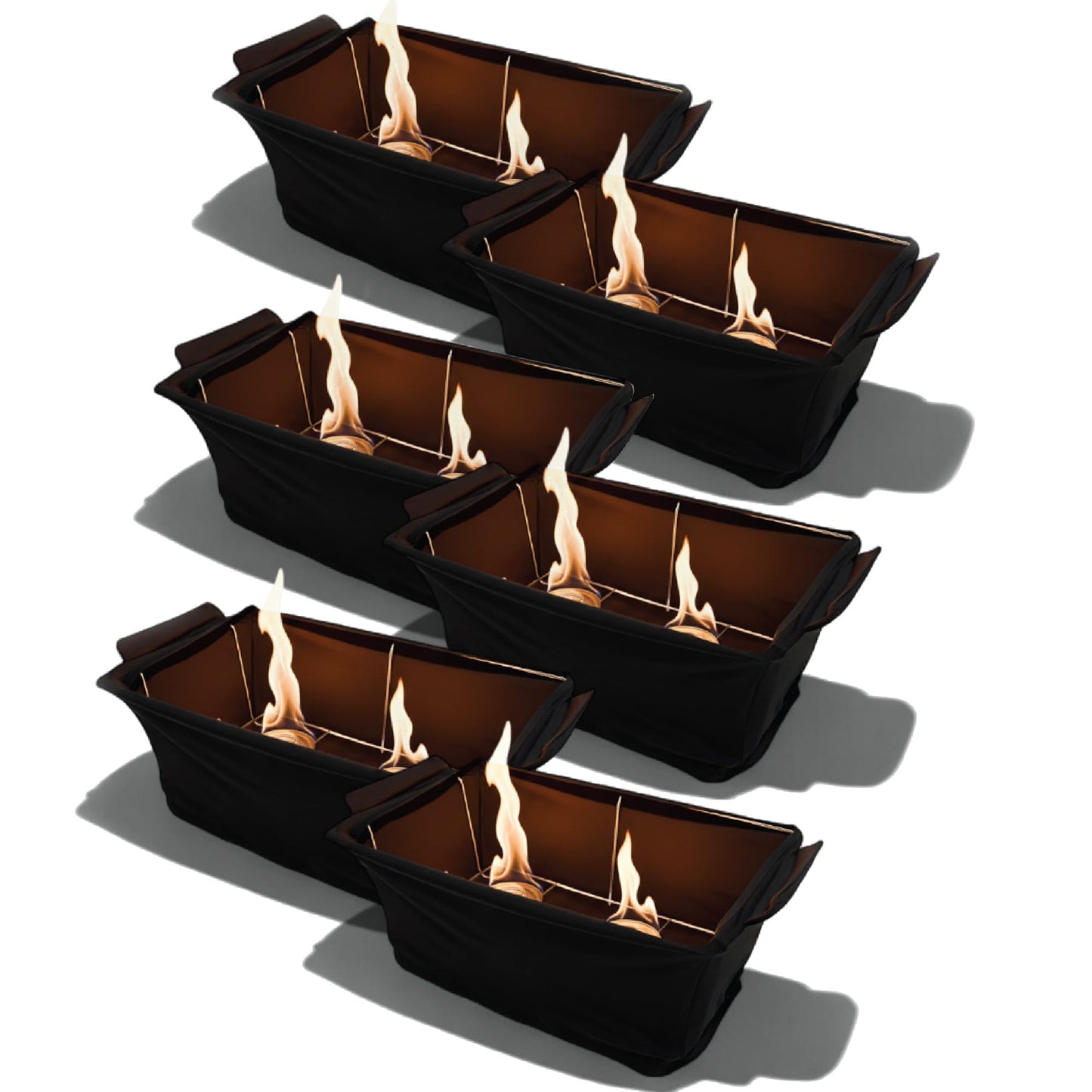 Alpha Living Chafer Wind Guard 6-Pack – Wind Blocker for 20 x 12 x 6.5In Disposable Chafing Dish Rack – Durable Fabric Dish Racks Windcover – Reusable and Easy Fit Catering Supplies Buffet Display