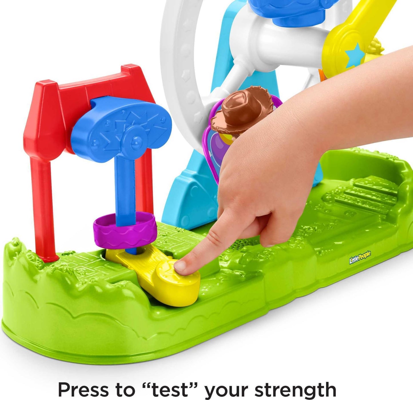 Fisher-Price Little People Toddler Toys Disney & Pixar Toy Story Ferris Wheel Playset with Woody & Ducky Figures for Kids Ages 18+ Months