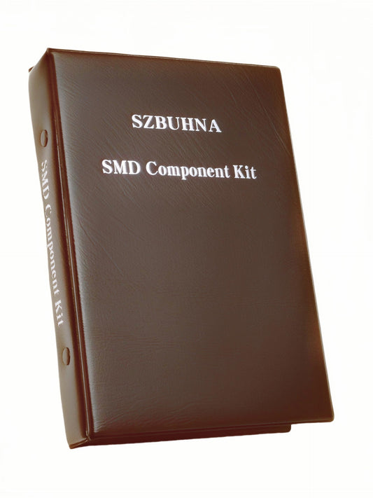 0603+0805 SMD Capacitor Resistor Assortment Kit with Diodes BJT Transistors MOSFETs LEDs (0.5pF-22uF 0-10MΩ ±1%) Total 312 Groups / 7760pcs Electronic Components in One Sample Book
