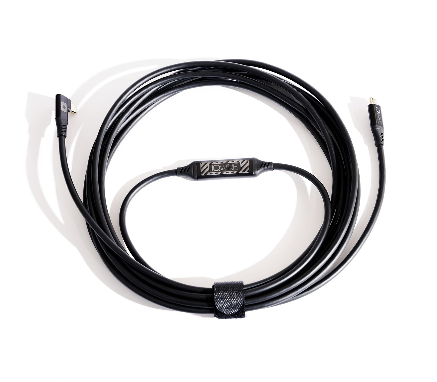 IQwire CXRBON BLXCK X5 USB-C to USB-C 16' 5m Right Angle Intelligent Photography Tether Cable
