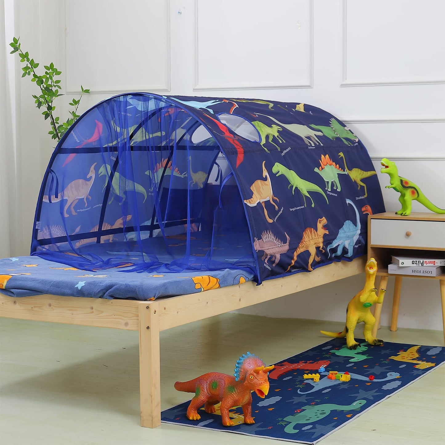 Bed Tent for Kids Lucky Castle Toddler Bed Tent Foldable Game House for Children Play Tents for Girls Boys Sleeping Canopy Playhouse