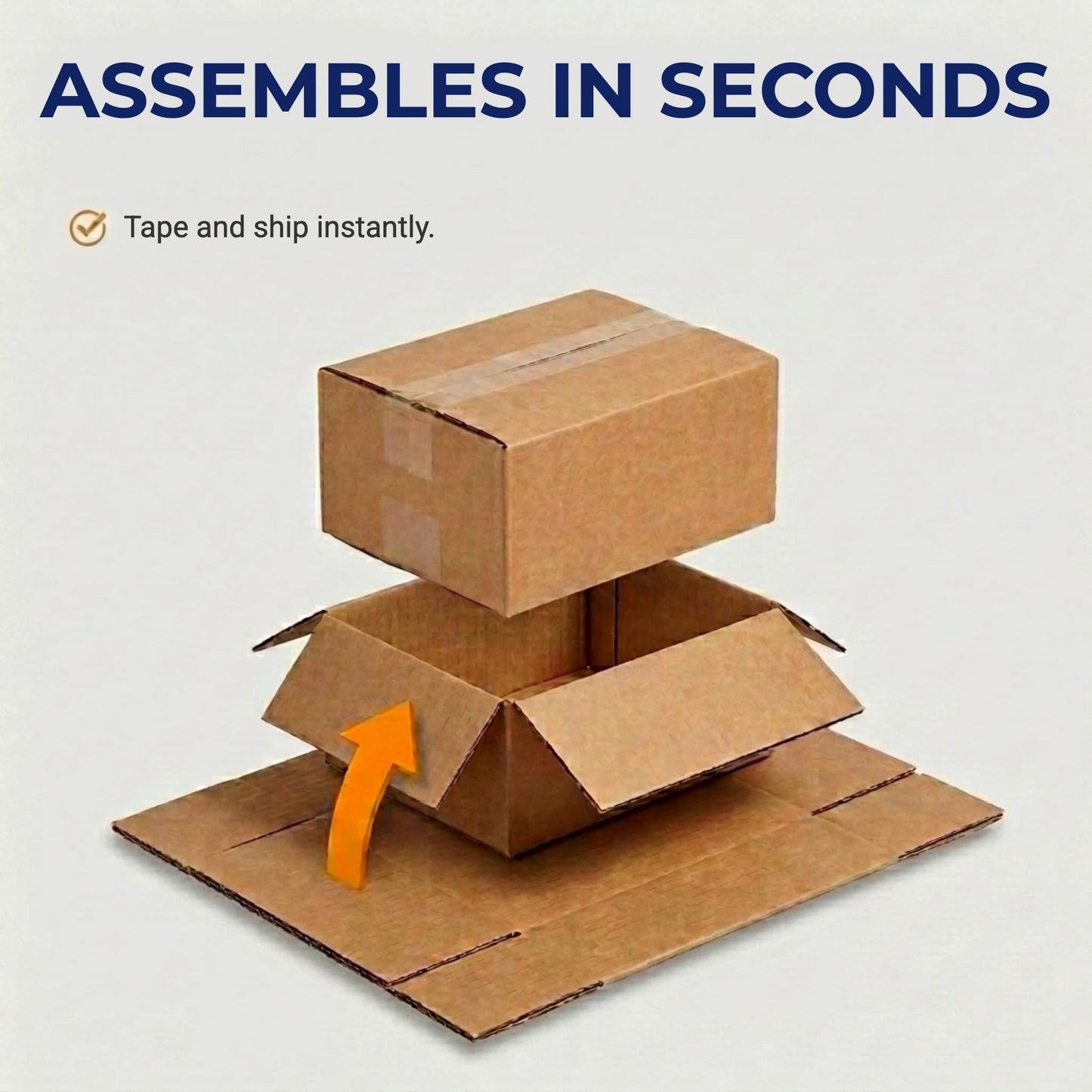 BOX USA Shipping Boxes Medium 12"L x 10"W x 8"H 25-Pack - Corrugated Cardboard Box for Moving, Mailing, Packing, Packaging and Storage
