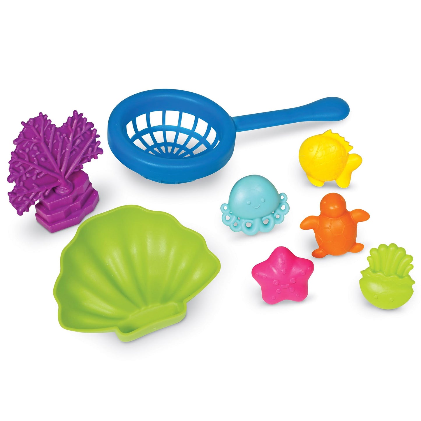 Learning Resources Under the Sea Sorting Set, Toddler Activities, Educational Toys Set, Color Teaching Toys, 44 Pieces, Age 3+